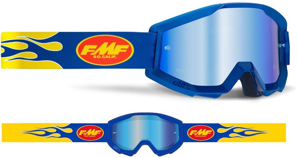 FMF Arbeitsschutzbrille Goggles Powercore Flame (Mirror)