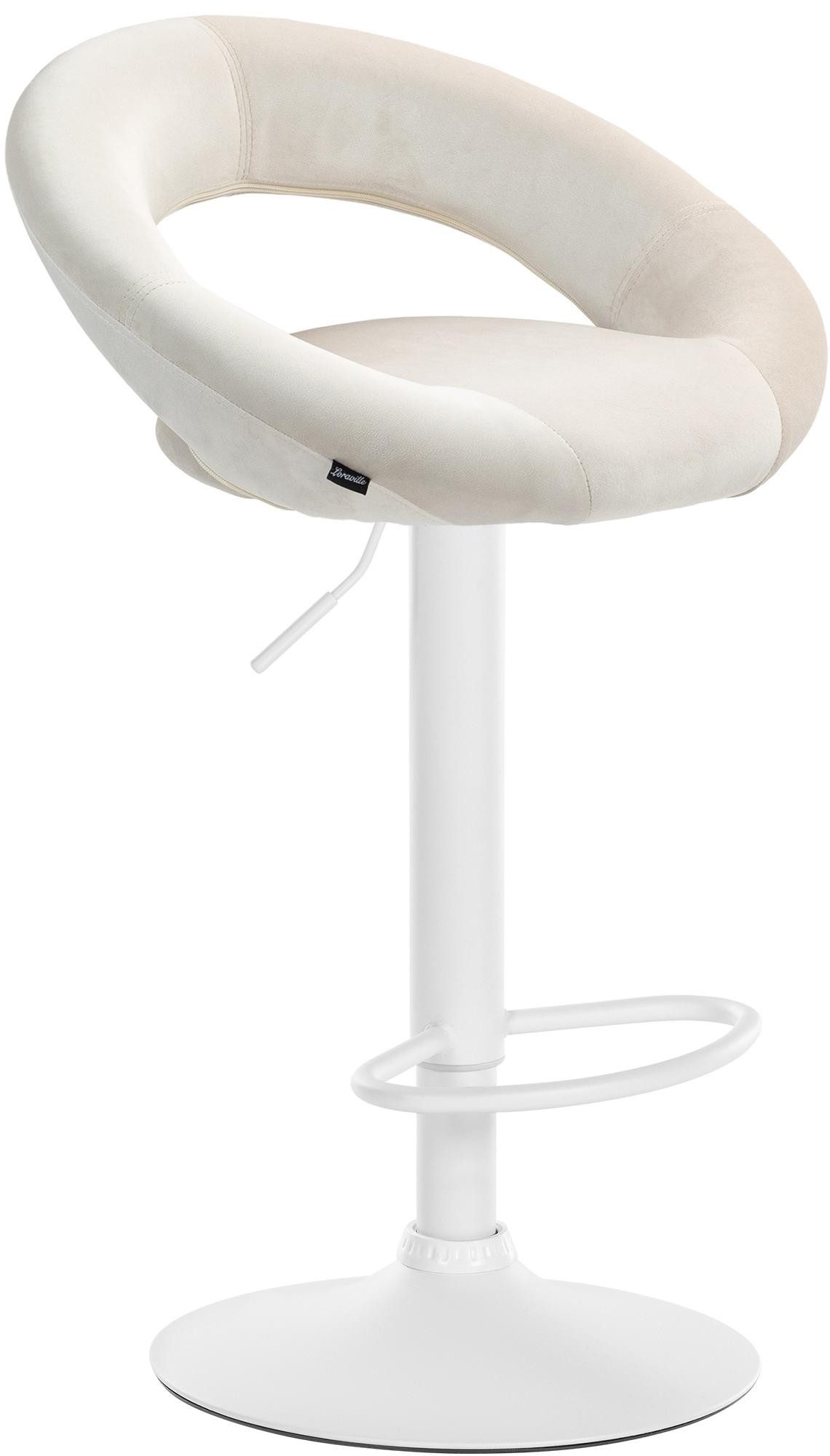 CLP Barhocker Olinda, Samt, höhenverstellbar und drehbar günstig online kaufen