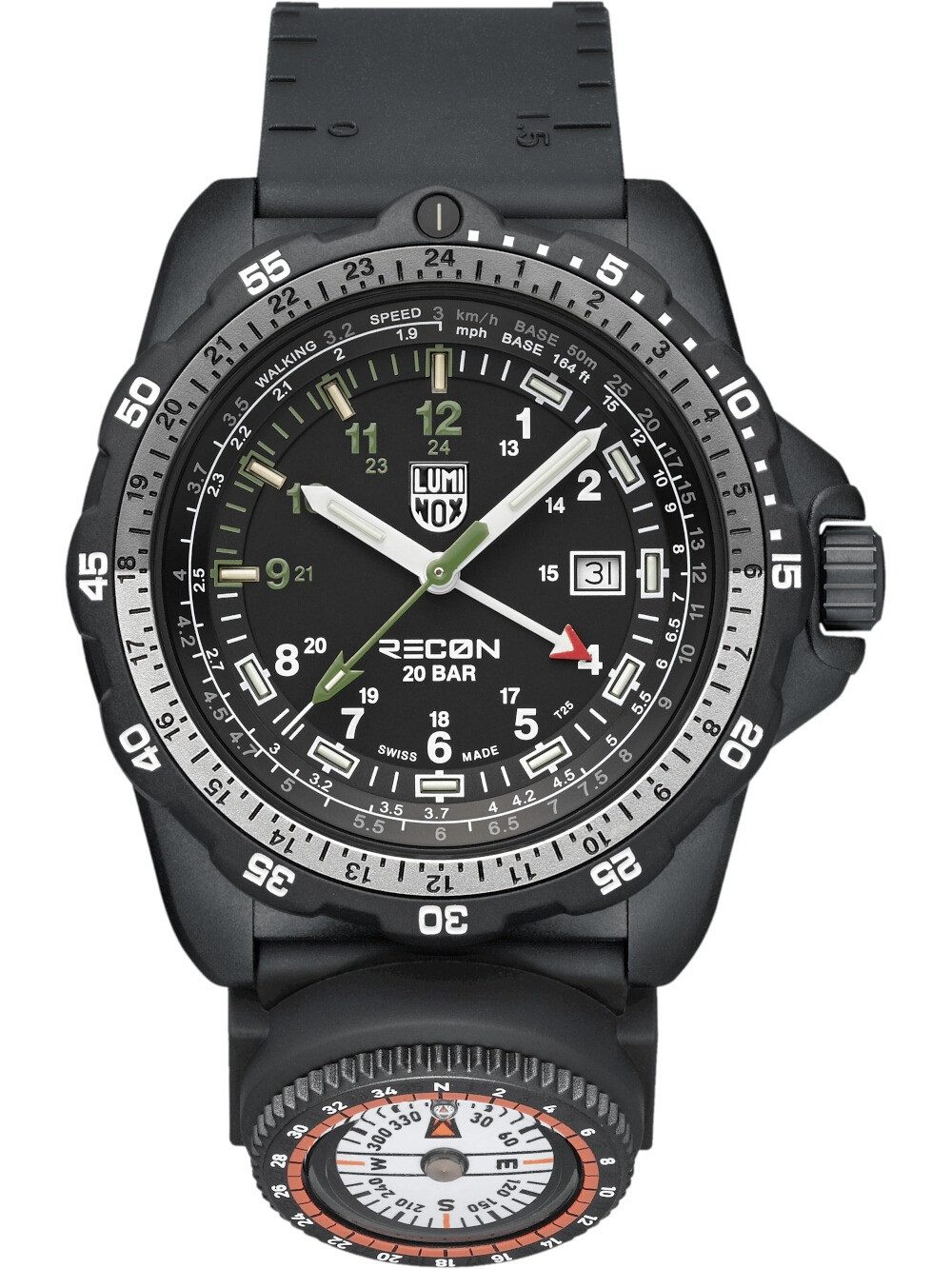 Luminox Quarzuhr Luminox XL.8837.SET Herrenuhr Recon Nav Spec Set GMT 46mm 20ATM Luminox XL.8837.SET Herrenuhr Recon Nav Spec Set GMT 46mm 20ATM