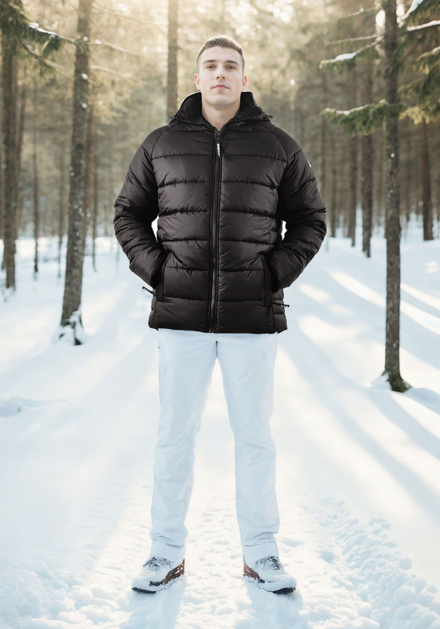 Arctic Seven Winterjacke ASRodrii mit warmem Teddyfell und abnehmbarer Kapuze
