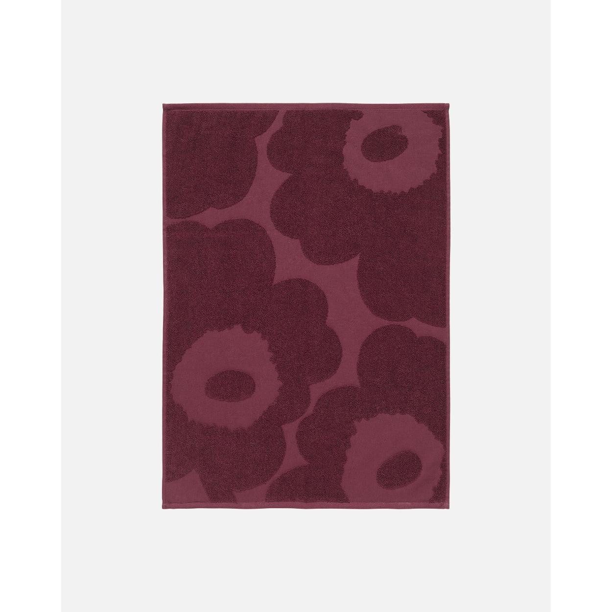 Marimekko Badetücher Handtuch Unikko Burgundy (50x70cm)
