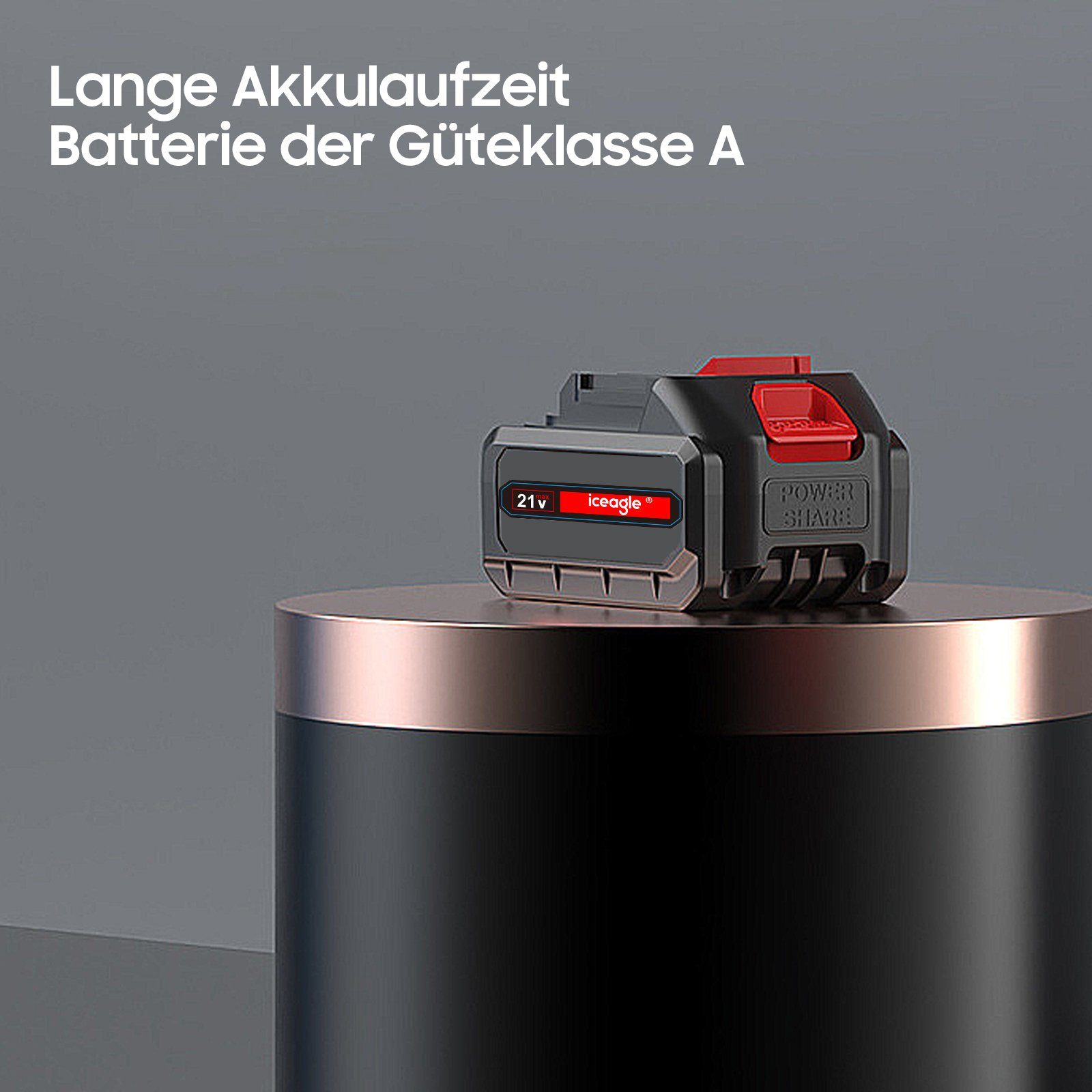 Aoucheni Lithium-Batterie, Ersatzbatterie für Rasenmäher, Akkus 21V/2Ah für 21V/2Ah Batterie, Rasenmäher, schnurlose