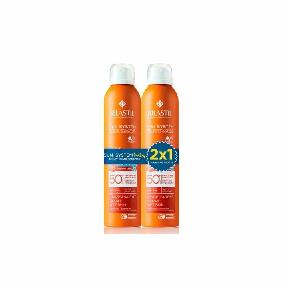 Rilastil Sonnenschutzcreme Sun System Baby Spray Transparent Spf50 2x200ml