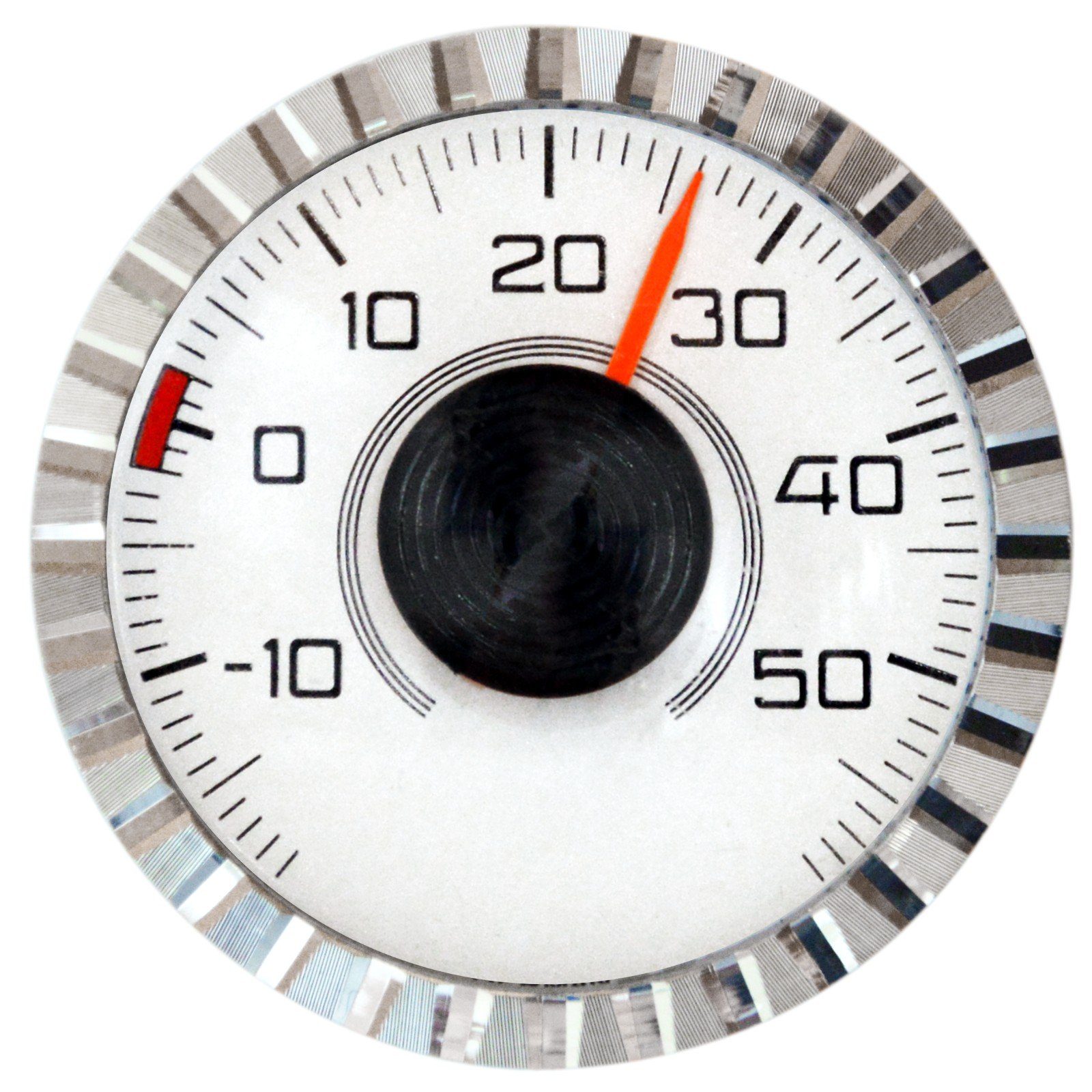 Raumthermometer Historisches 1970 Bimetall Thermometer + Magnet & Klebepad