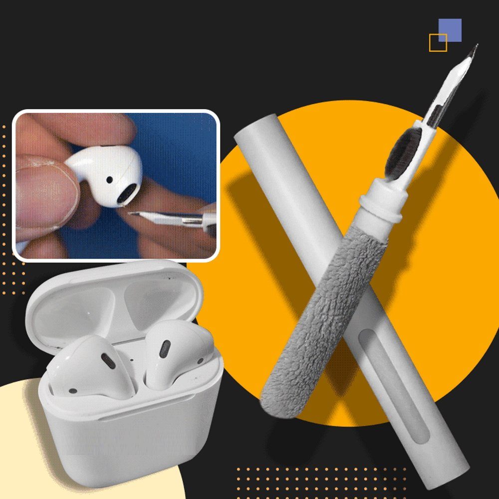 MAVURA Reinigungsstift Kopfhörer Reiniger Reinigungsset für Kopfhörer & Smartphone Ohrstöpsel Reinigung Pinsel Bürste Headset Cleaner Reiniger | Linsenreiniger