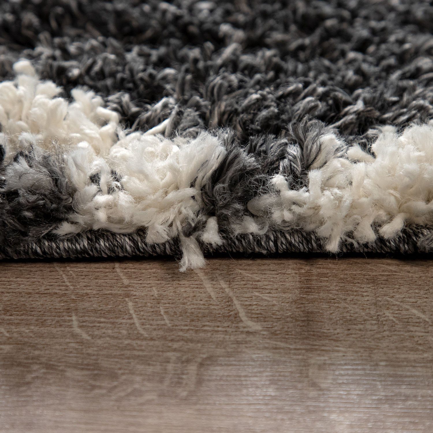 Paco Home Hochflor-Teppich Kalmar 441, rechteckig, Höhe: 40 mm, Scandi Design, Rauten Muster, weich & kuschelig, Kundenliebling