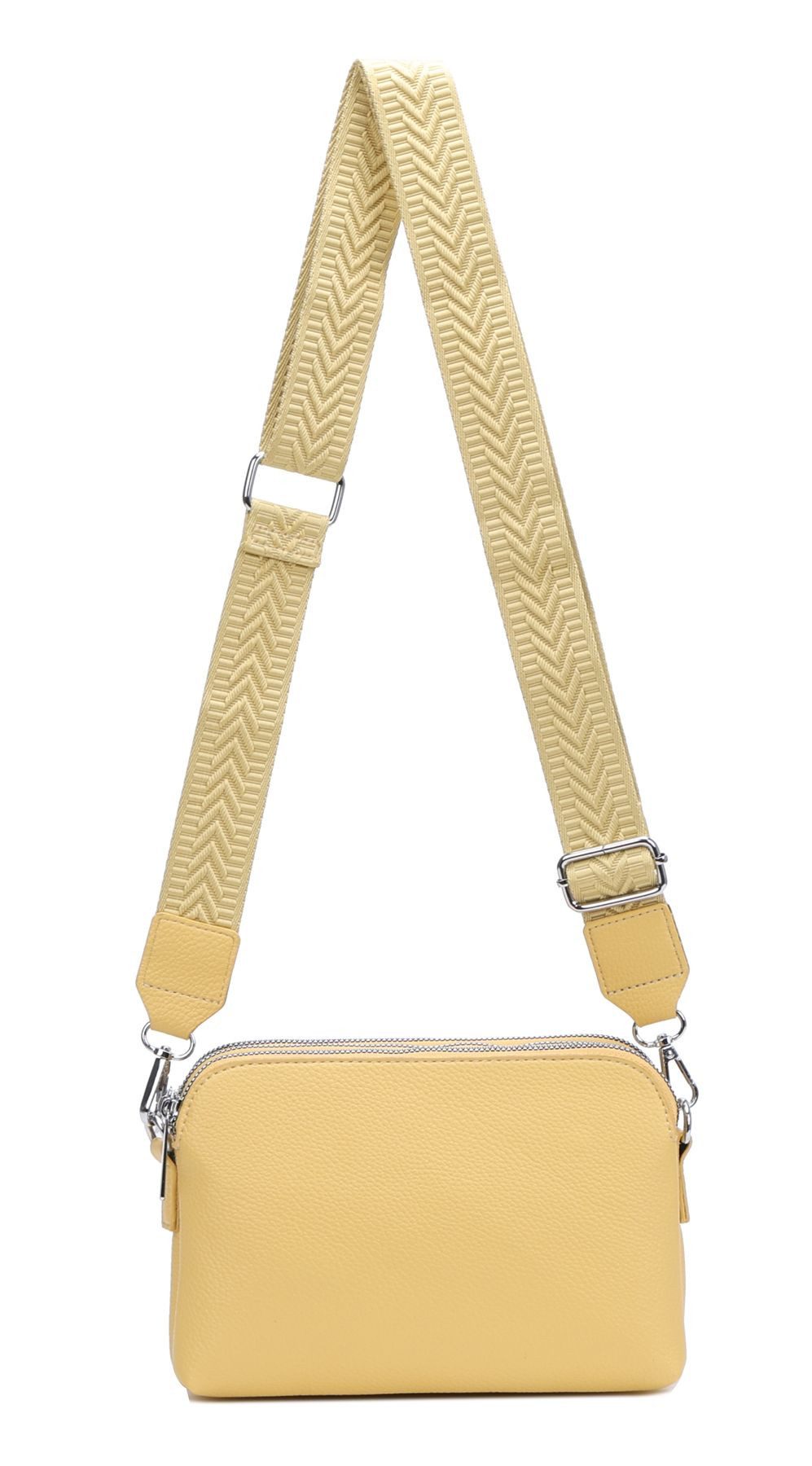 ITALYSHOP24 Schultertasche Damen Tasche Bodybag Umhängetasche Crossbody Brusttasche Handtasche, Crossover Muster Taschengurt Smartphone Geldtasche Abend Handy Clutch