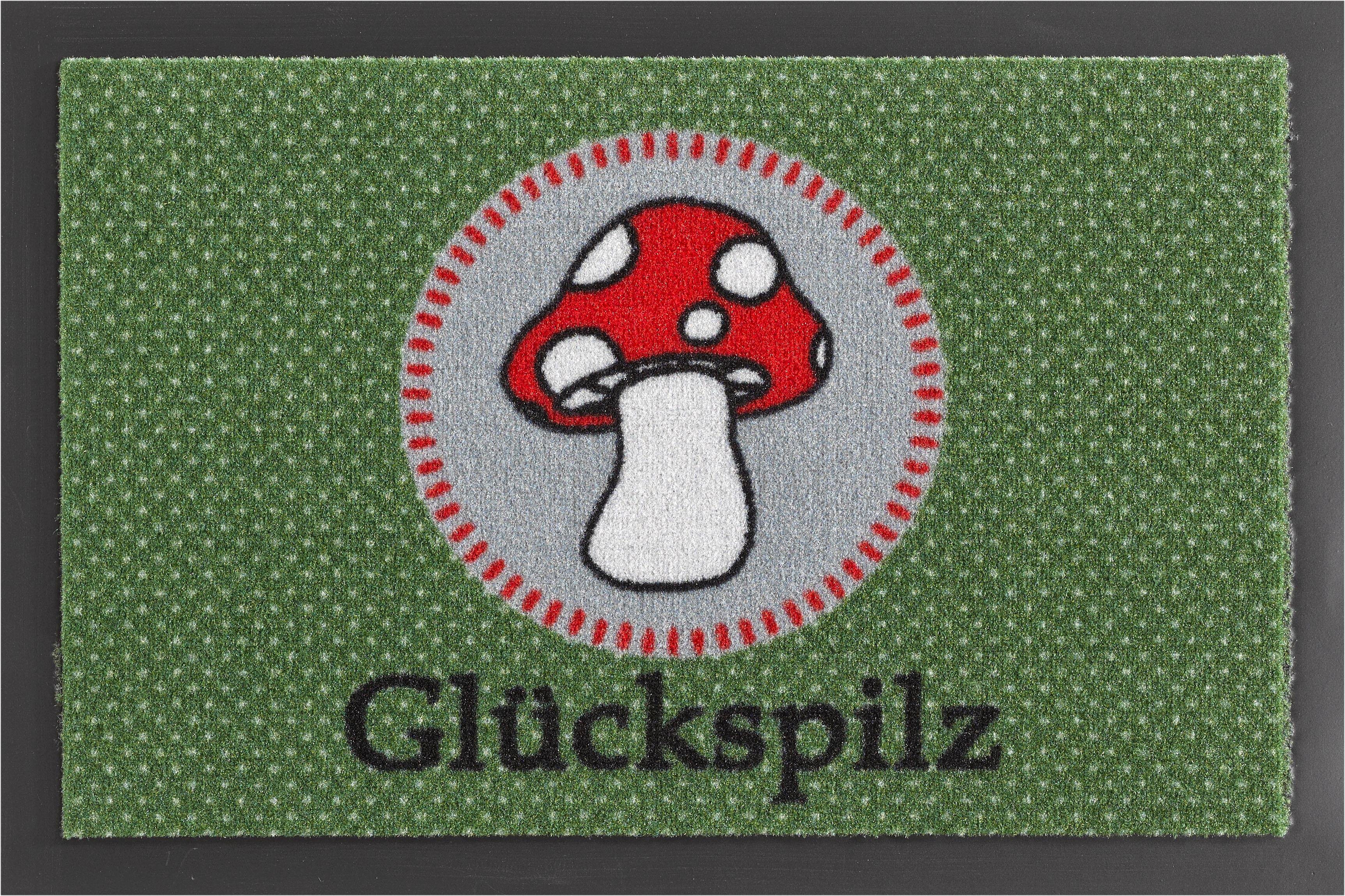 Fußmatte »Glückspilz«, , rechteckig, Höhe 7 mm, rutschhemmend beschichtet Fußmatte »Glückspilz«, , rechteckig, Höhe 7 mm, rutschhemmend beschichtet