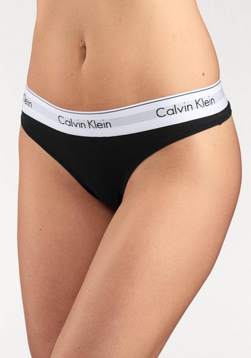 Calvin Klein String »MODERN COTTON« mit breitem Bündchen