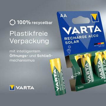 VARTA 8er Pack Recharge Accu Solar AAA 550 mAh Akkupacks Micro AAA 550 mAh (8 St)