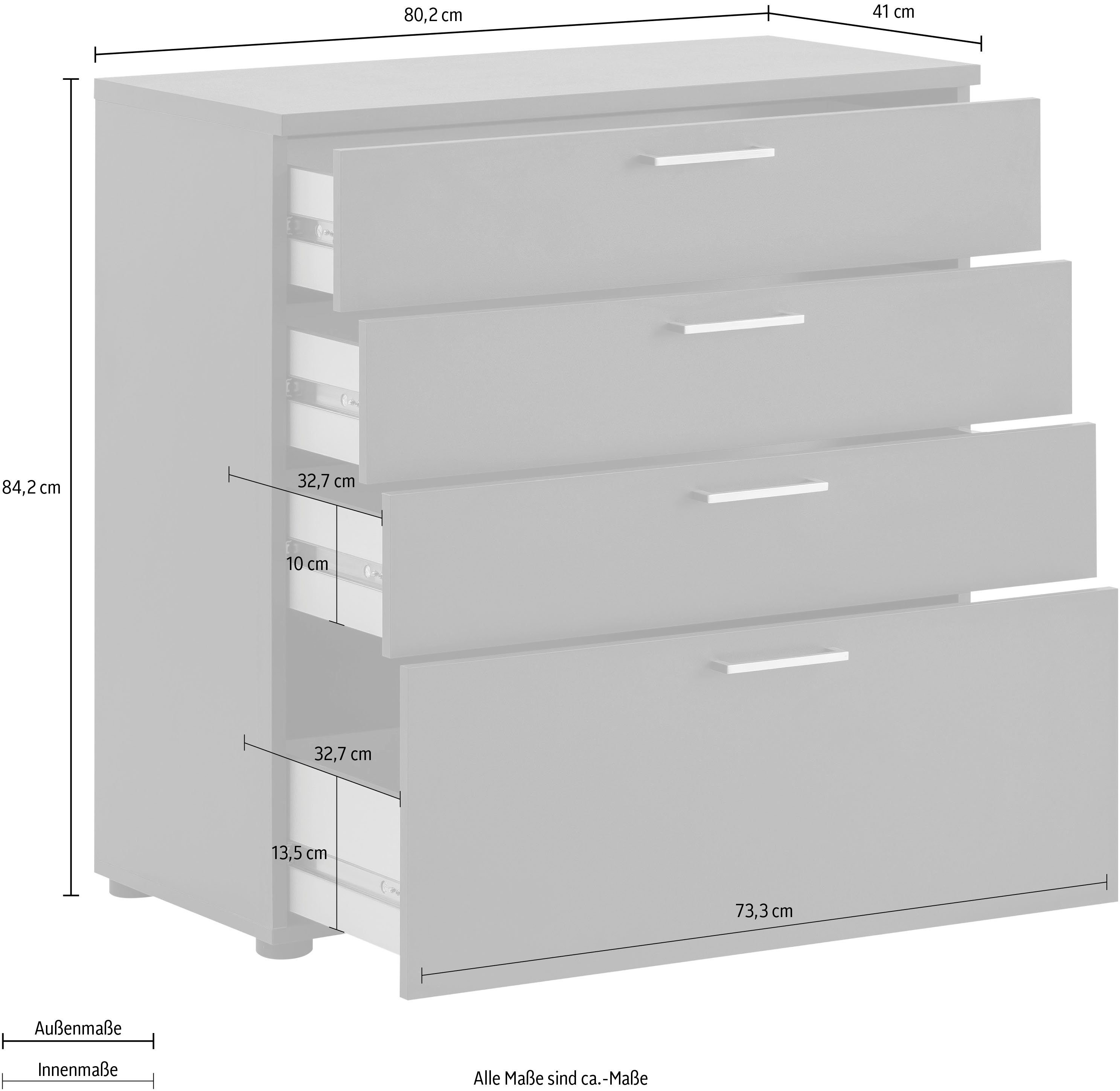 Anthrazit Kommode 1500 Anthrazit Aktenschrank Serie | Schildmeyer