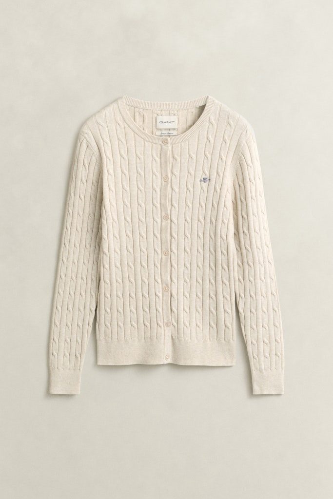 Gant Strickjacke STRETCH COTTON CABLE CARDIGAN