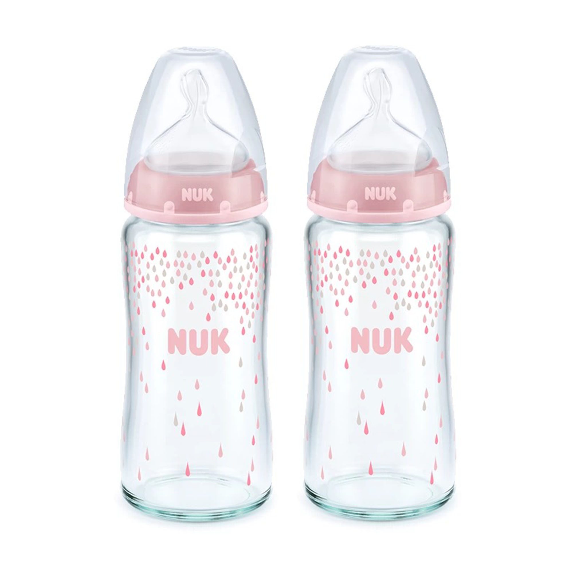 NUK Babyflasche NUK First Choice Babyflasche aus Glas Vorteil set 0+