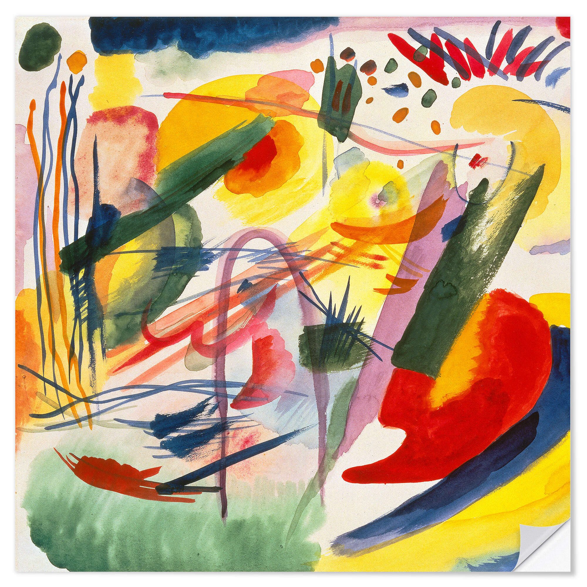 Wandfolie Wassily Kandinsky