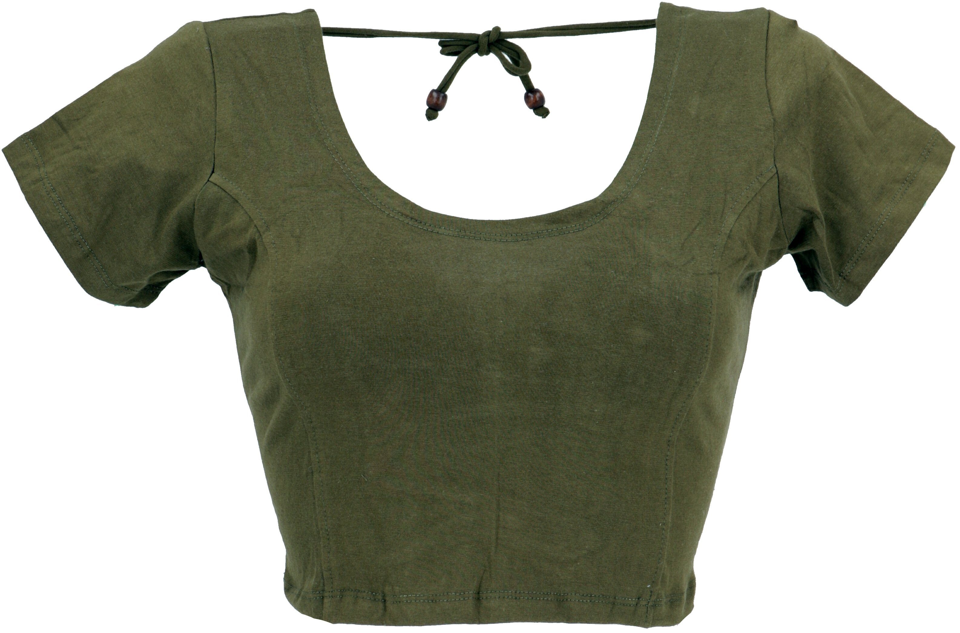 Guru-Shop T-Shirt Choli Top, kurzes Top günstig online kaufen