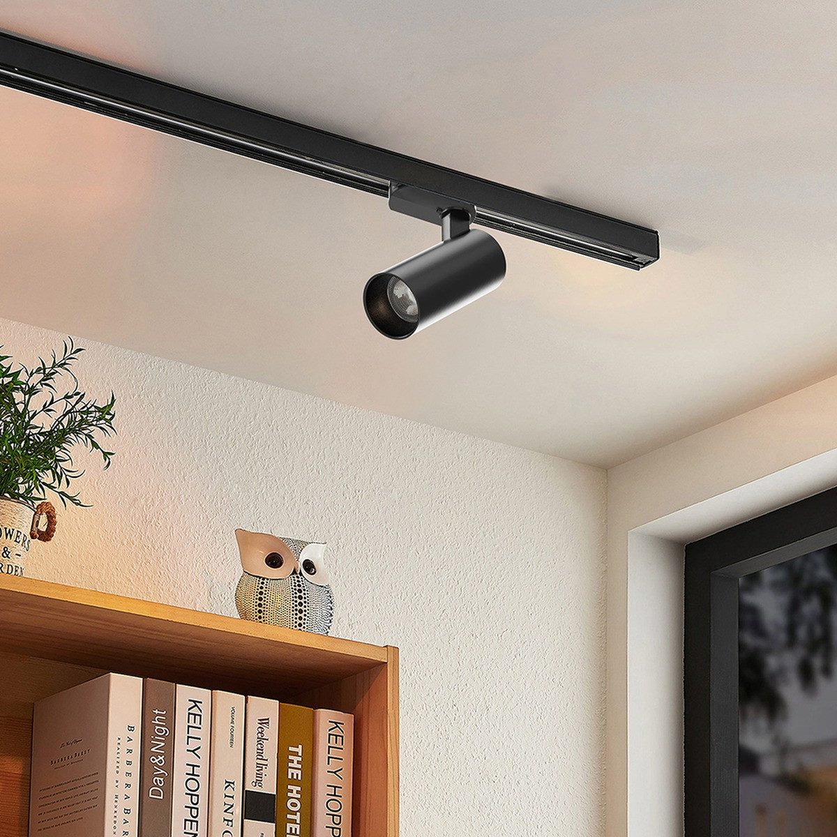 Braytron Schienensystem-Leuchten 1-Phasen LED-Schienenstrahler 30W – 3CCT für flexible Beleuchtung, LED fest integriert, Neutralweiß, Kaltweiß, Warmweiß, Schwenkbar, Drehbar, 3CCT