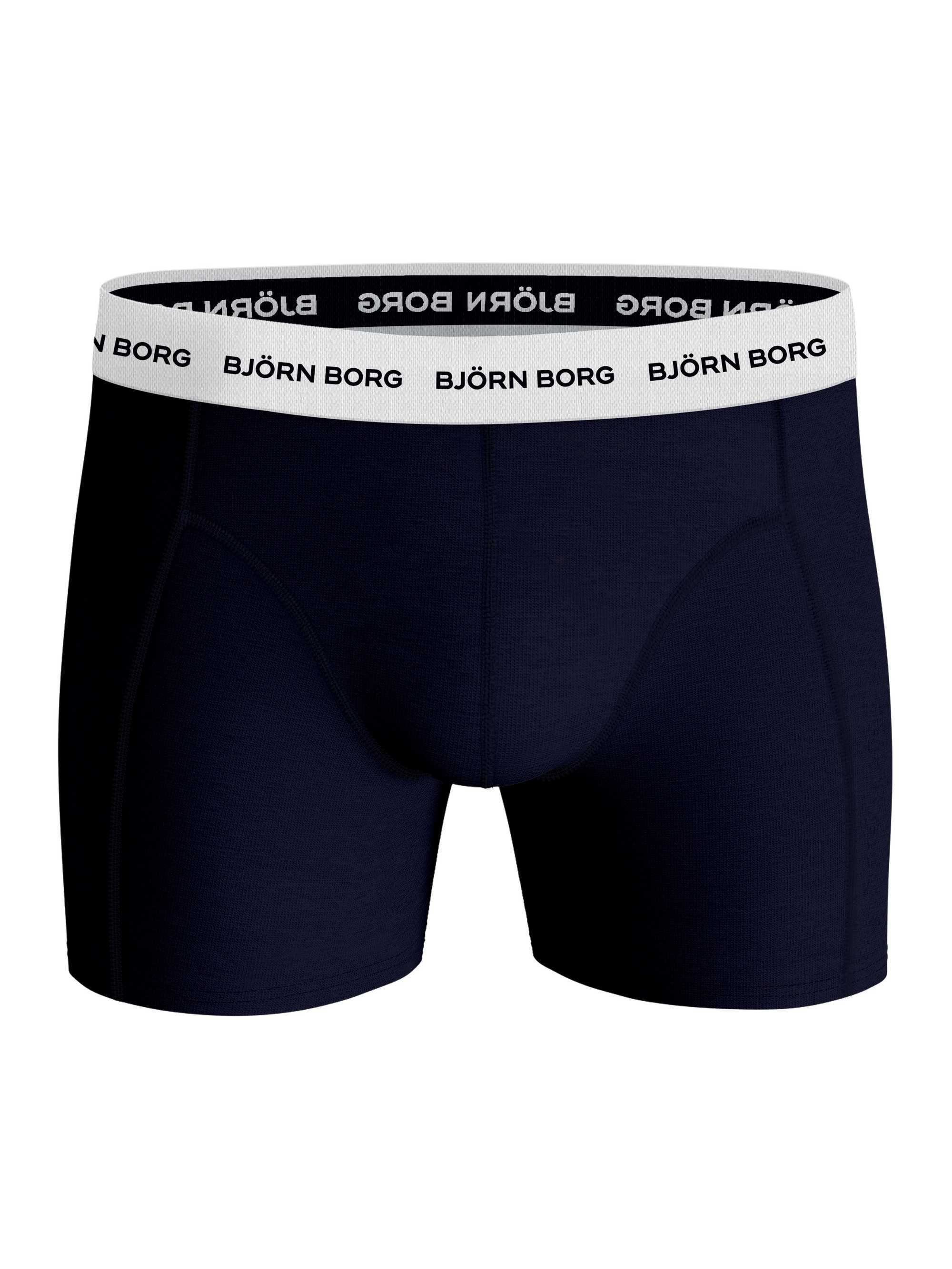 Björn Borg Boxer Herren Boxershorts 7er Pack Cotton Stretch - Blau