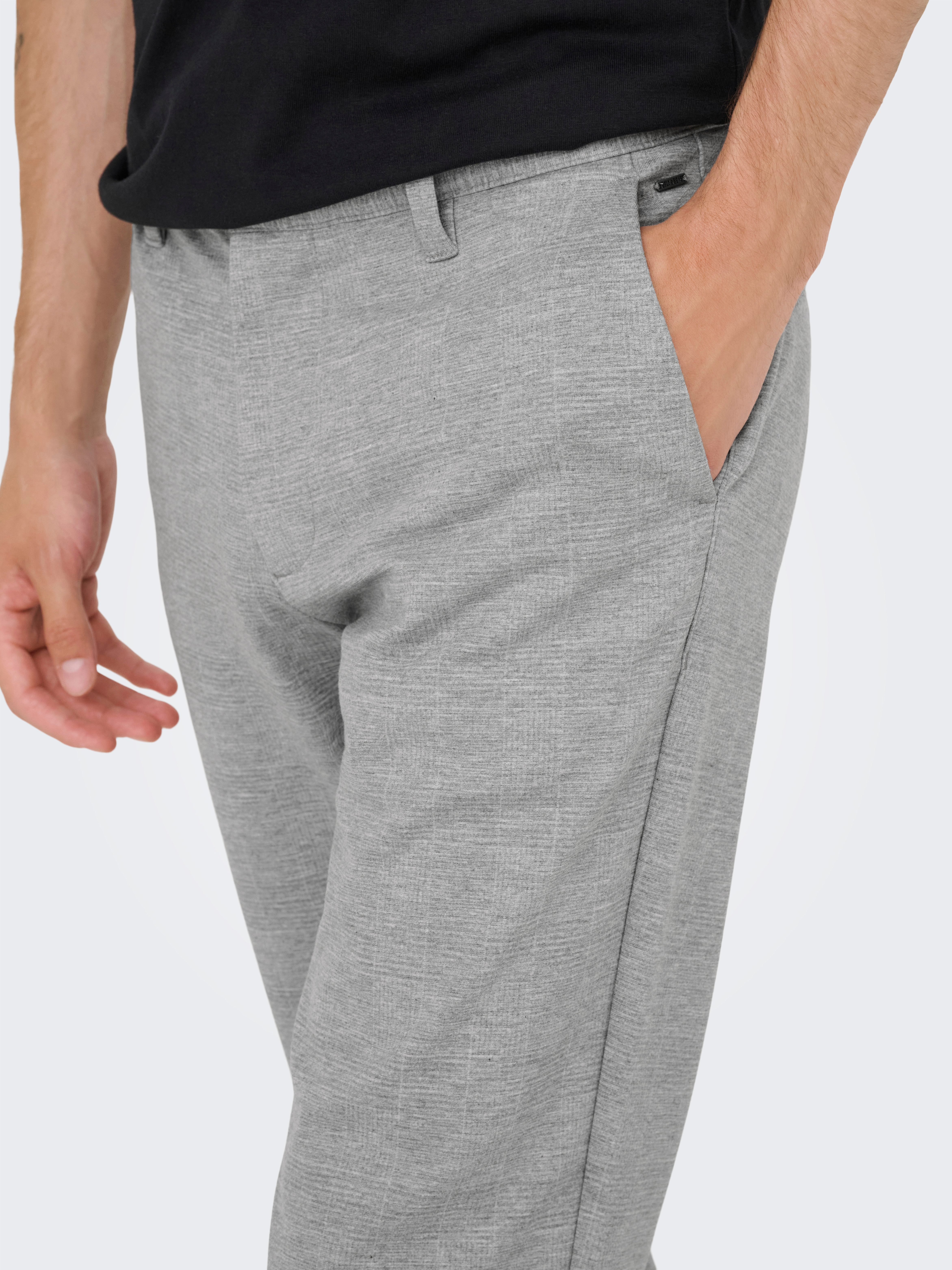 ONLY & SONS Chinohose ONSMARK SLIM CHECK PANTS 9887 NOOS