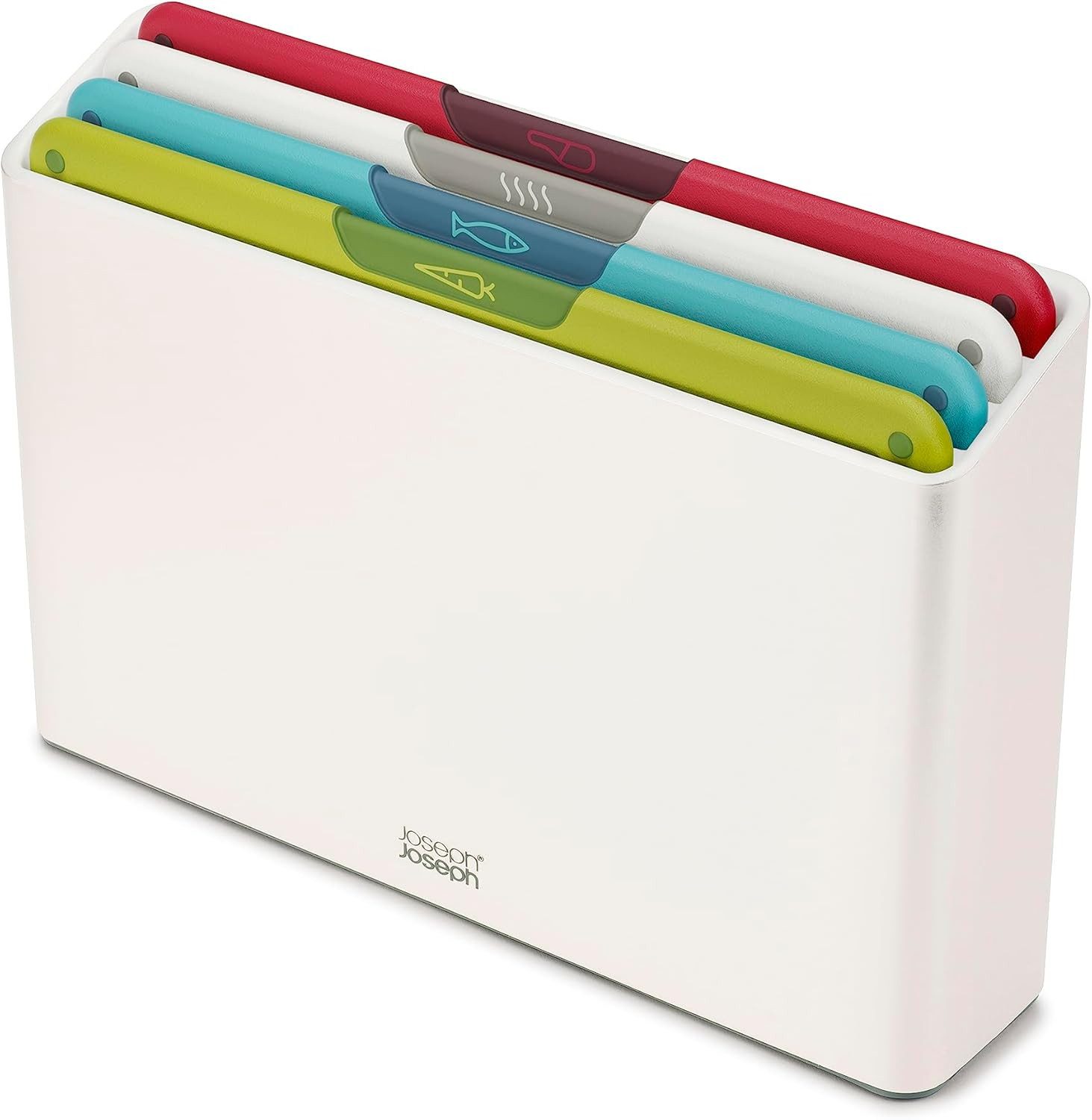 Joseph Joseph Servierbrett Joseph Joseph Folio Icon Schneidebrett-Set mit Box rutschfest 4tlg.
