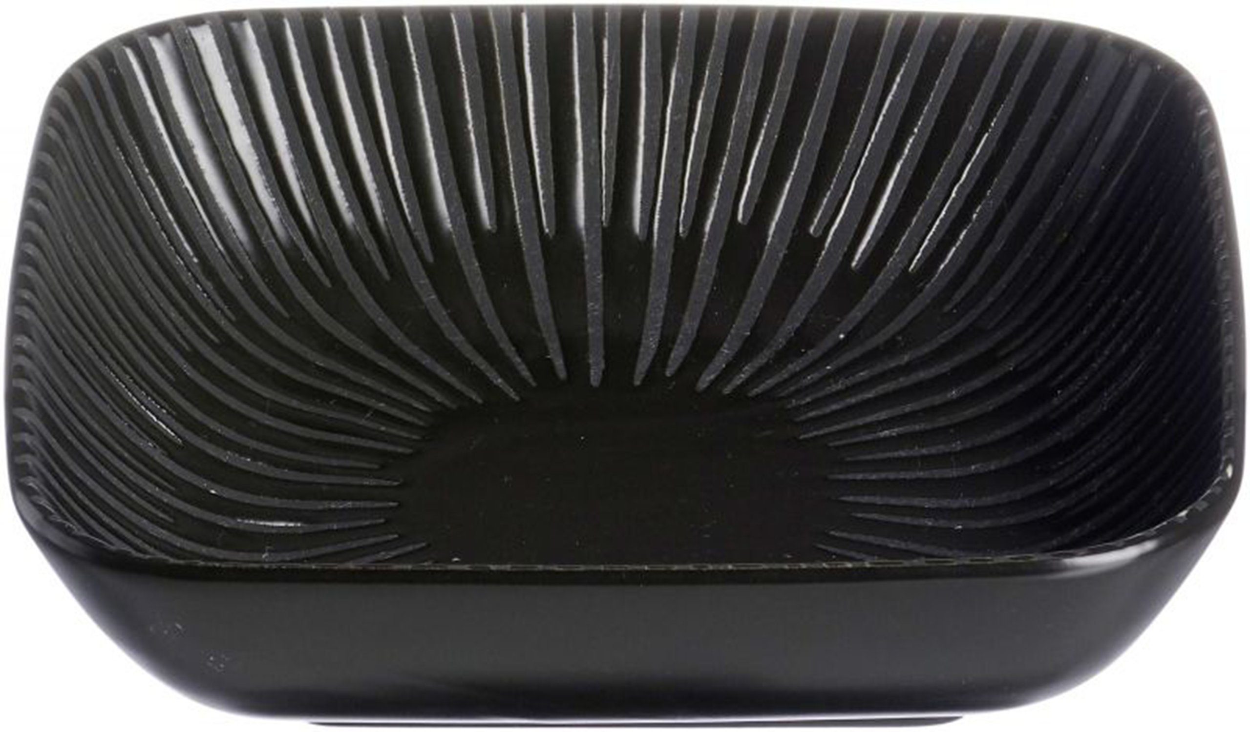 Ritzenhoff & Breker Schale Saporo schwarz Schale flach 14x14cm