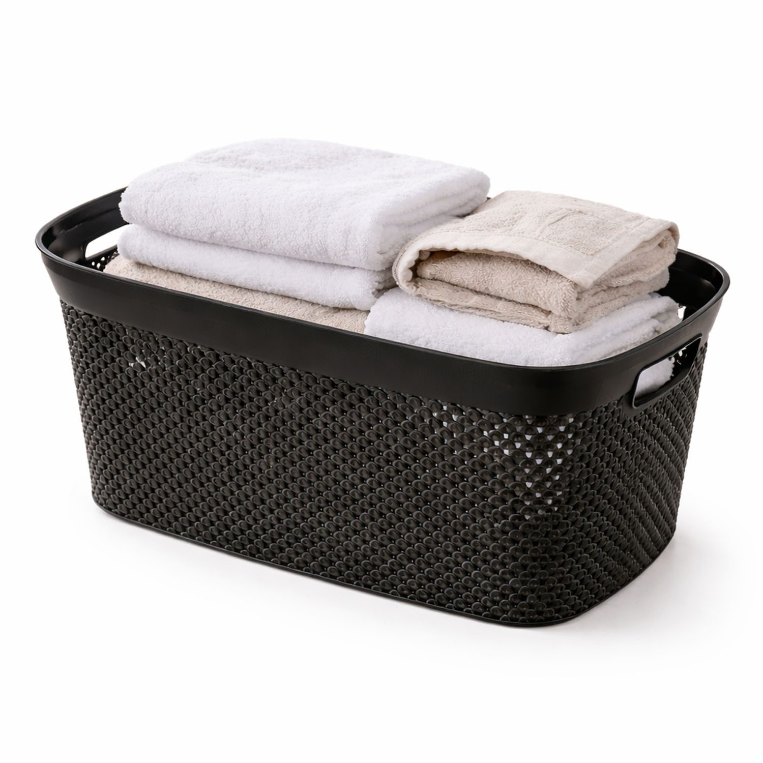 Wäschewanne Wäschekorb Wäschebehälter Wäschesammler 35 Liter B58xL40XH30cm