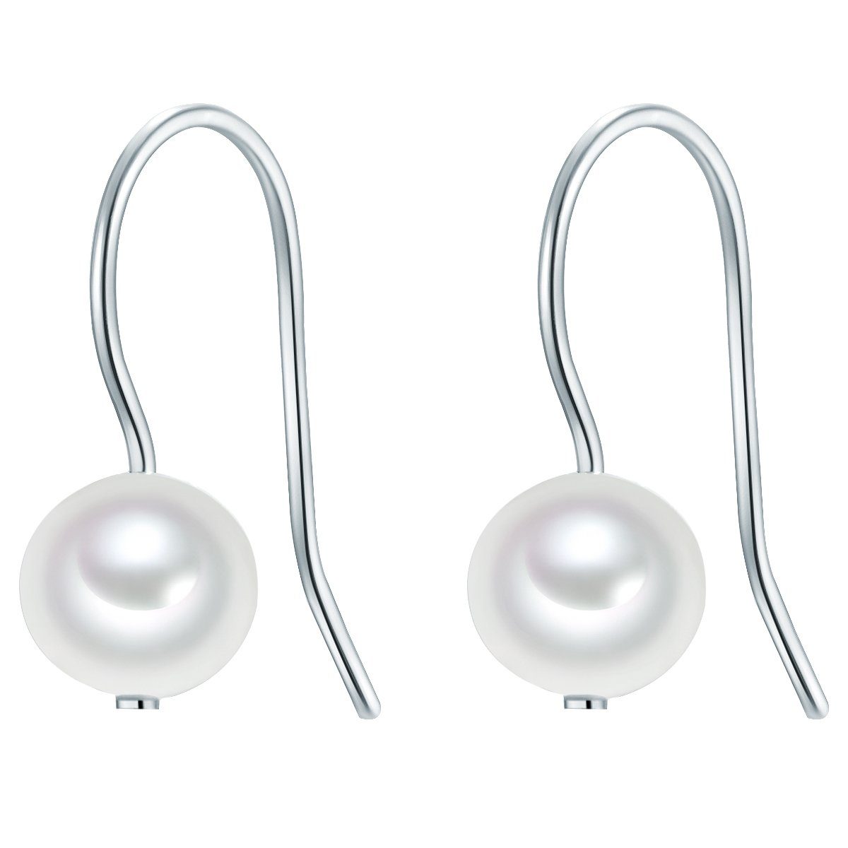 Valero Pearls Paar Ohrhänger silber, mit Süßwasser-Zuchtperlen