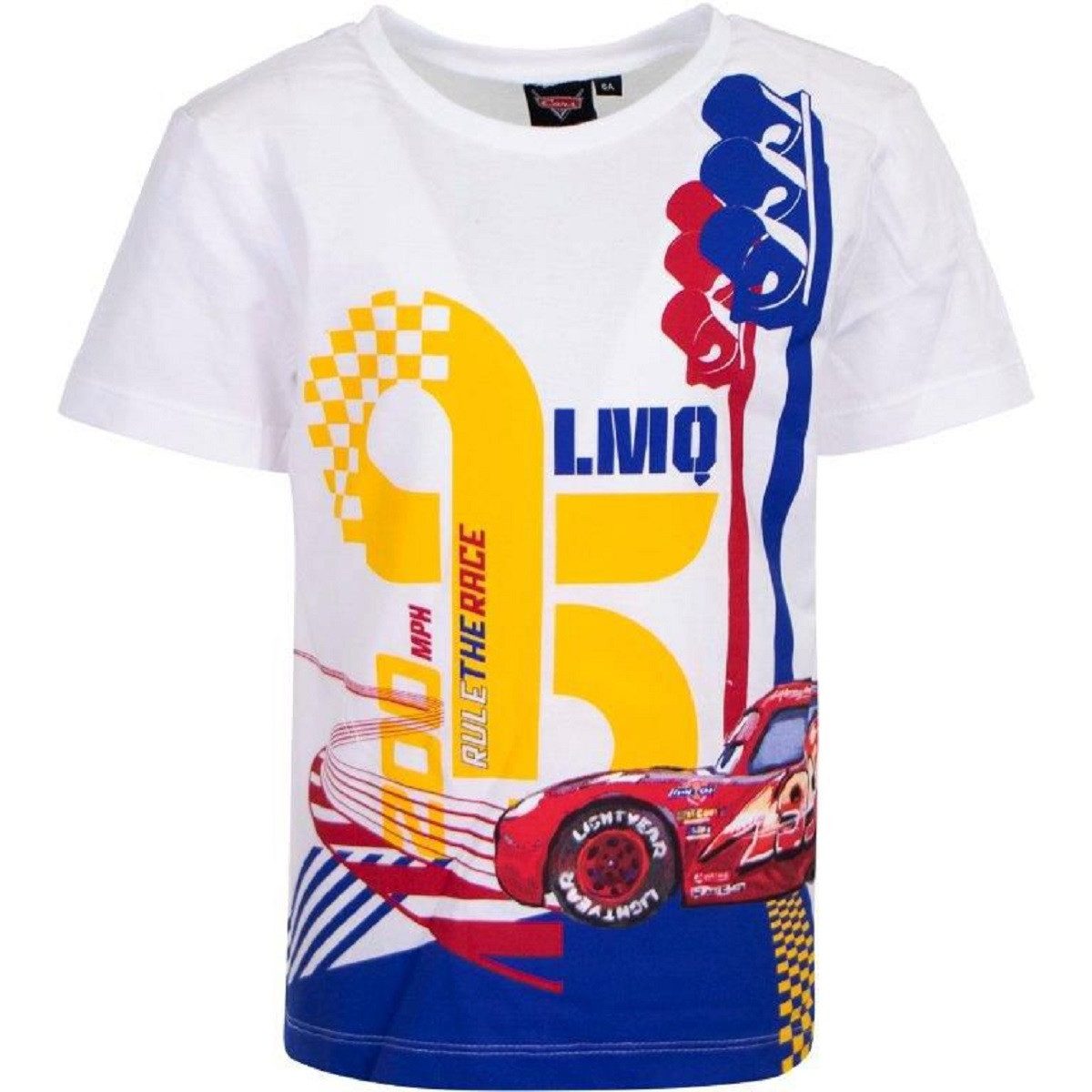 Cars T-Shirt T-Shirt für Kinder Kurzärmelig und Weich aus Baumwolle