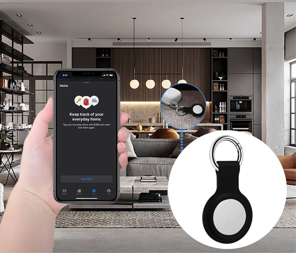 CoverKingz Schlüsselanhänger Schlüsselanhänger für Apple AirTags 2021 - Air Tag Cover - Reusable