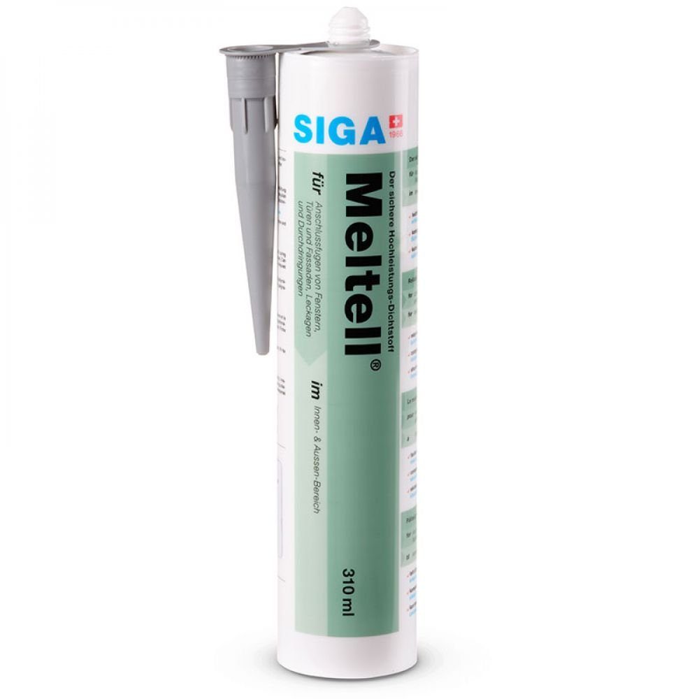Siga Dampfsperrklebeband Siga Meltell 330 grey Hochleistungs-Dichtstoff 310 ml Kartusche Innen