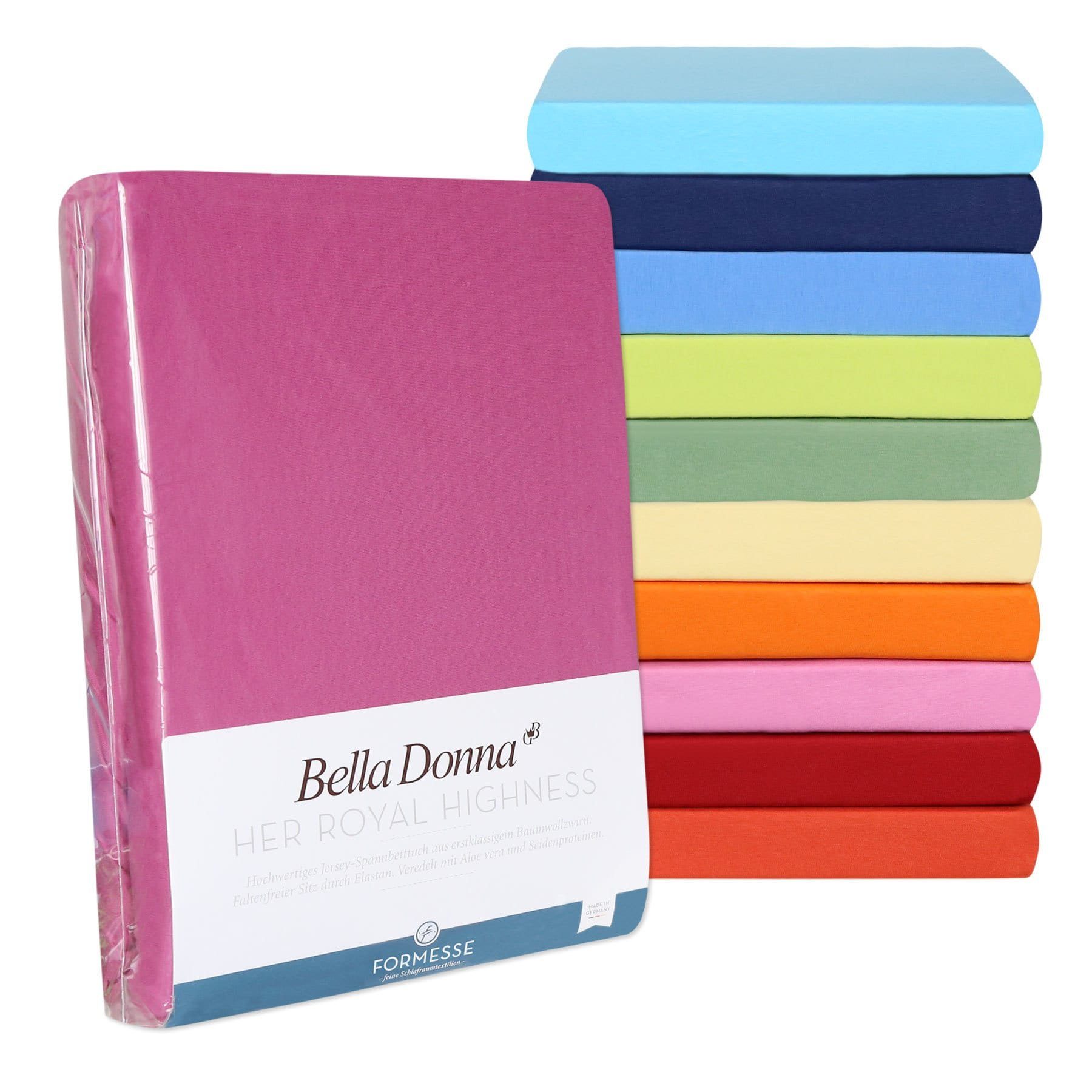 Formesse Spannbettlaken Bella Donna, Jersey, (1 Stück) günstig online kaufen