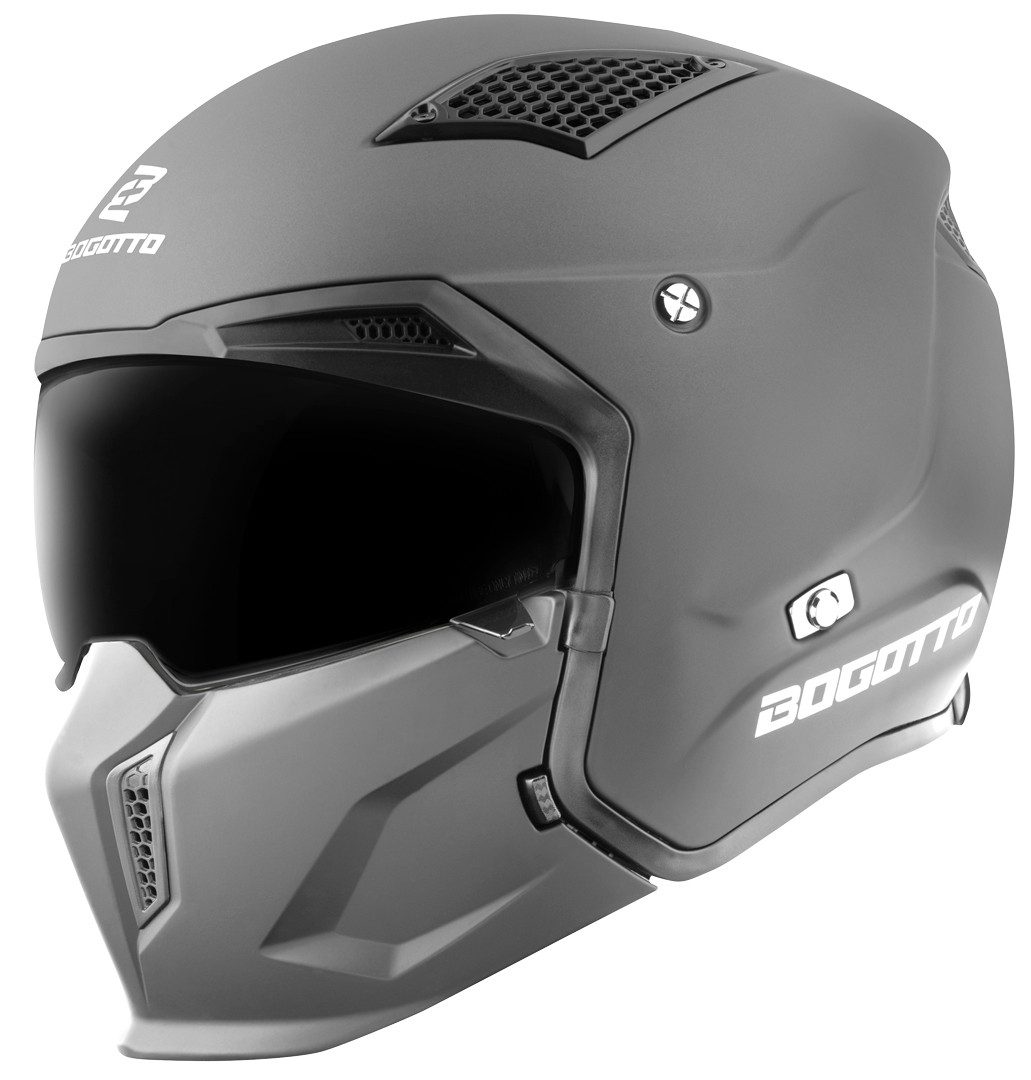 Bogotto Motorradhelm Radic 22.06 Helm, Ratschenverschluss, ECE 22.06