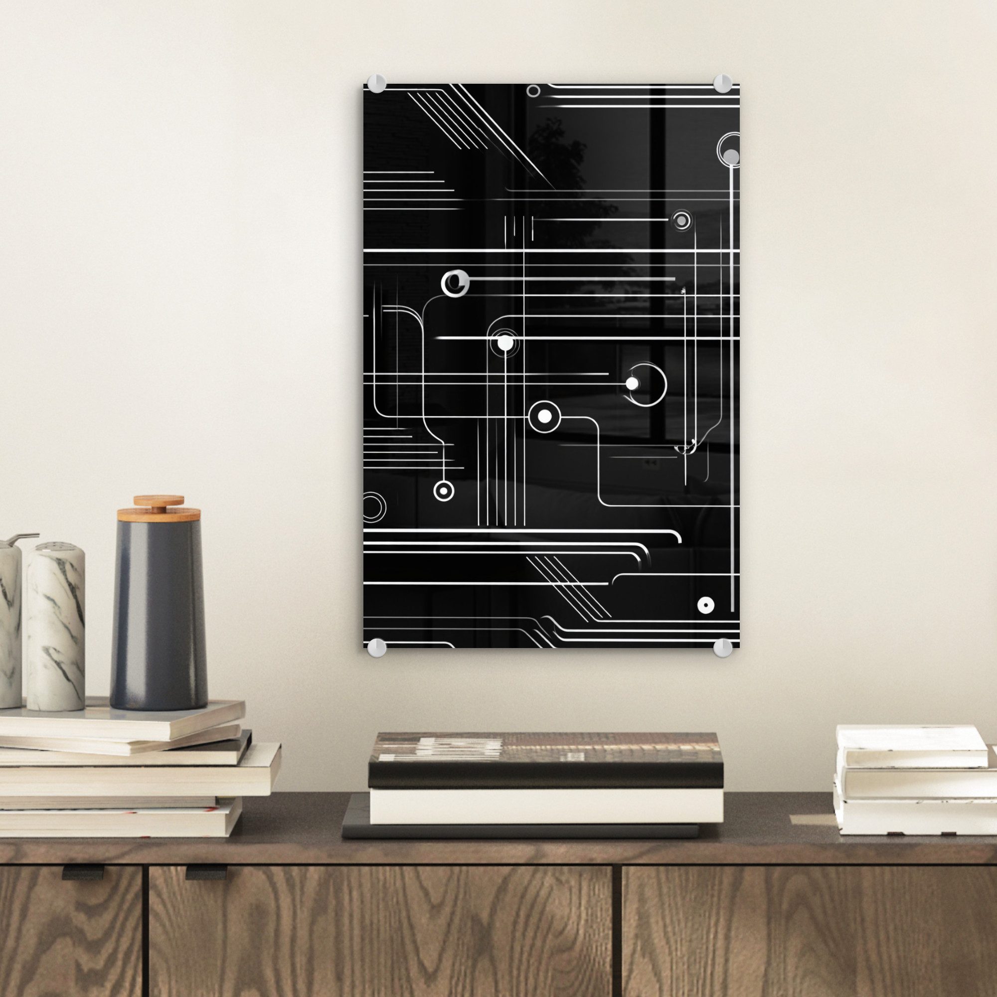 MuchoWow Acrylglasbild Spiele - Abstrakt - günstig online kaufen