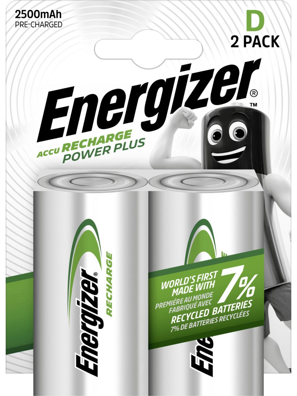 Energizer Bürostuhl Energizer NiMH Akku Power Plus Mono D 2.500 mAh