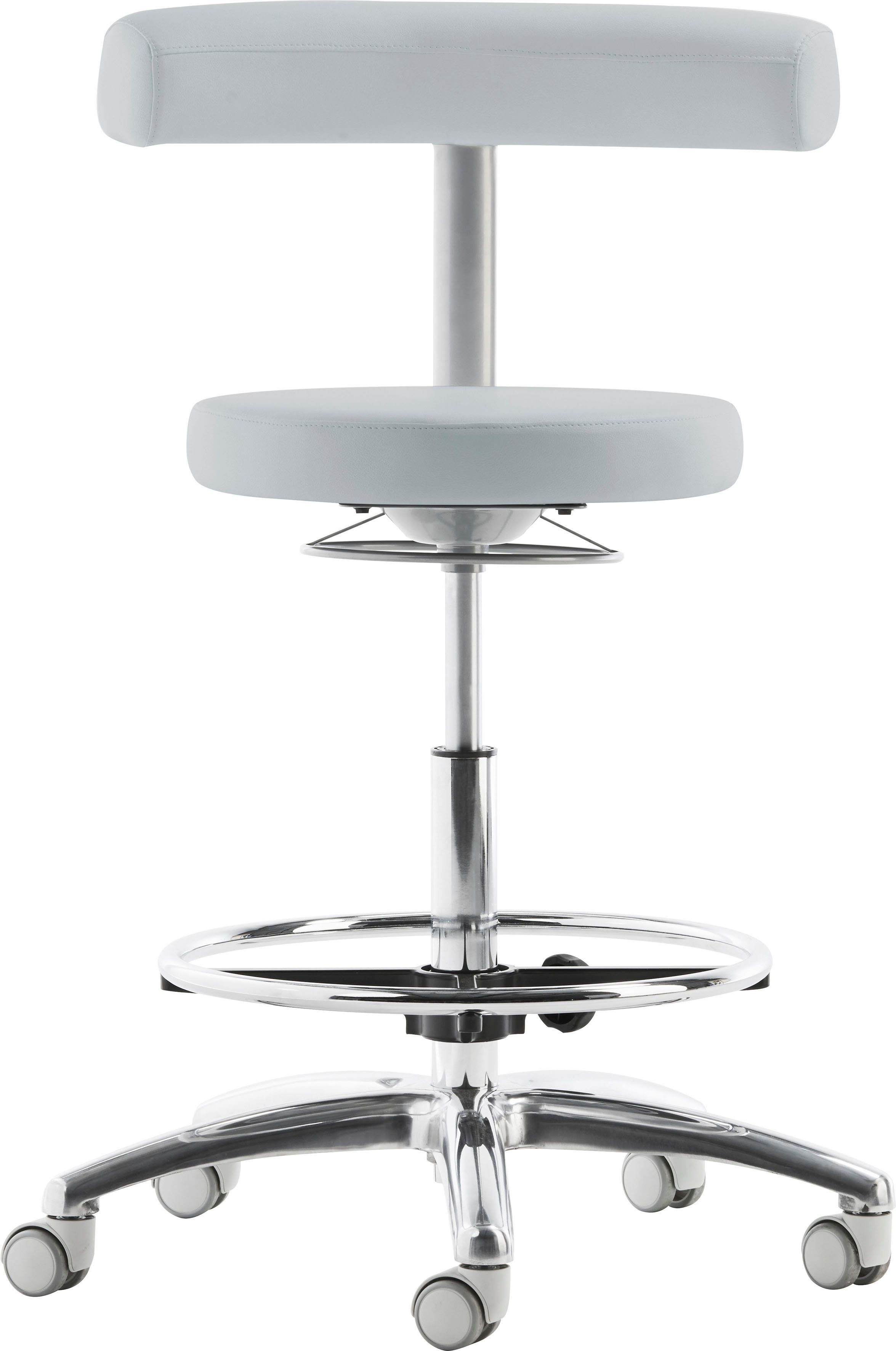 Mayer Sitzmöbel Drehhocker 1281 (1 St), Funktionsdrehstuhl mit extra hohem Lift 1281