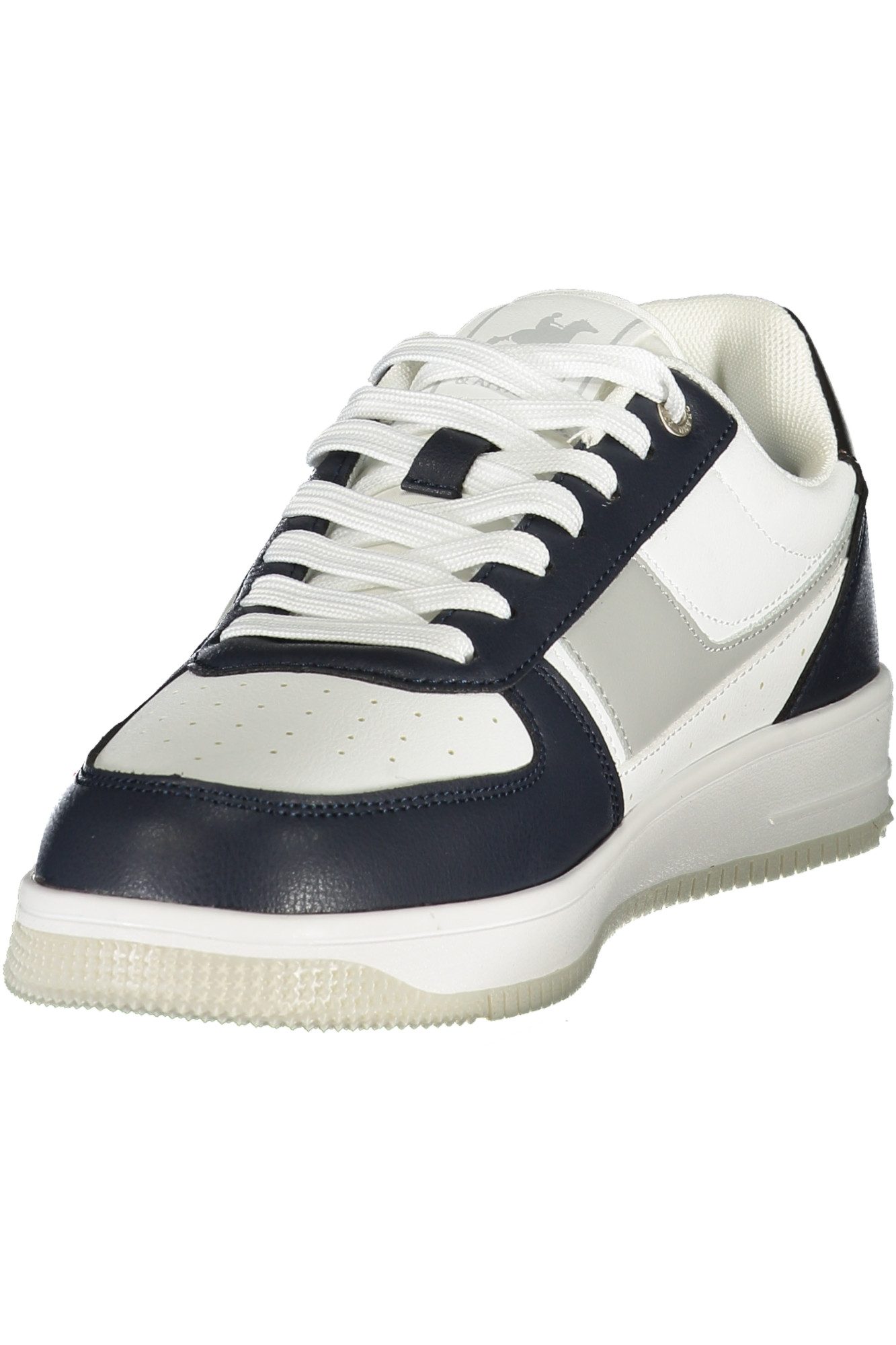 U.S. Polo Sneaker Moderner Herrensneaker: Weiß mit blauen Details &