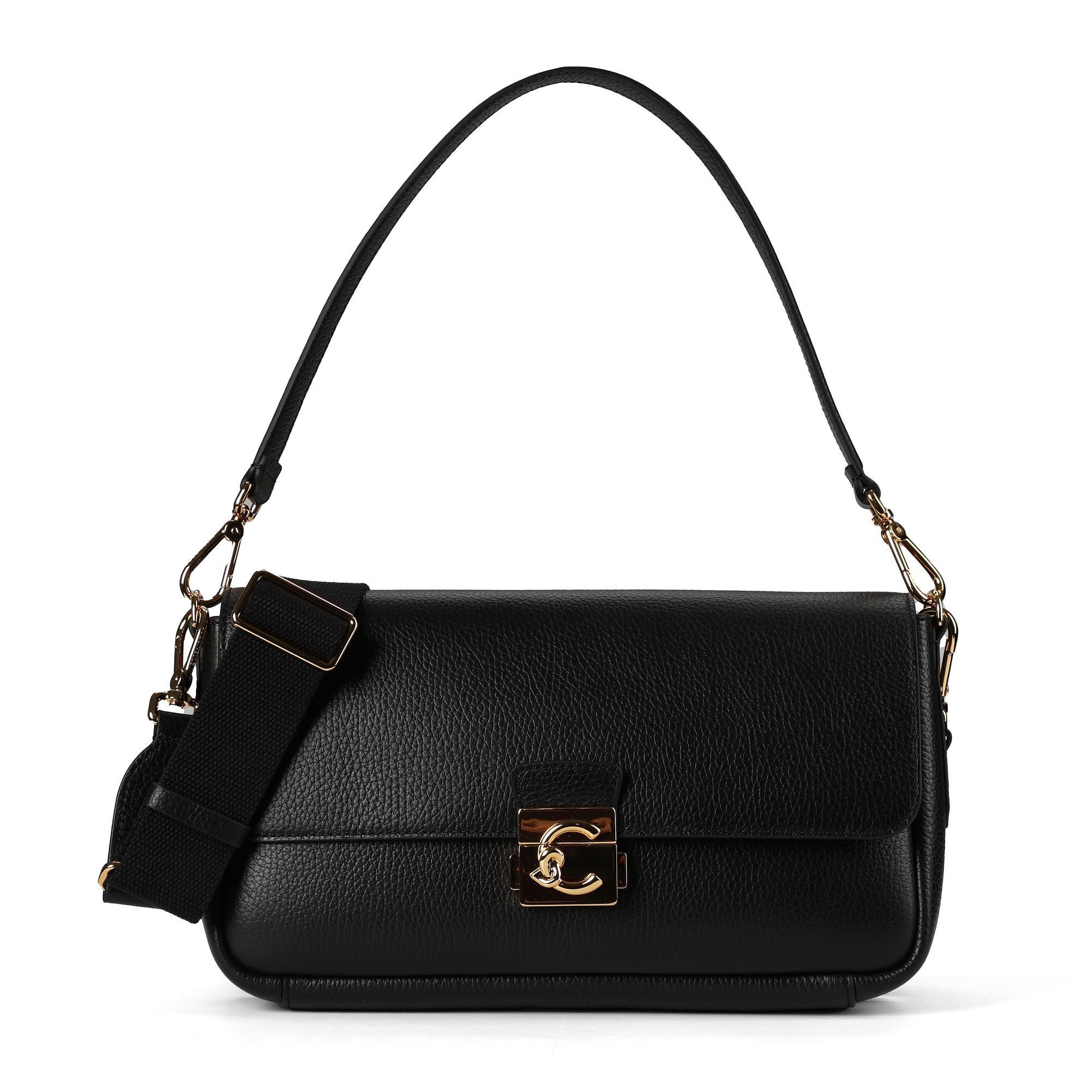 COCCINELLE Schultertasche C-Me Lock, Leder