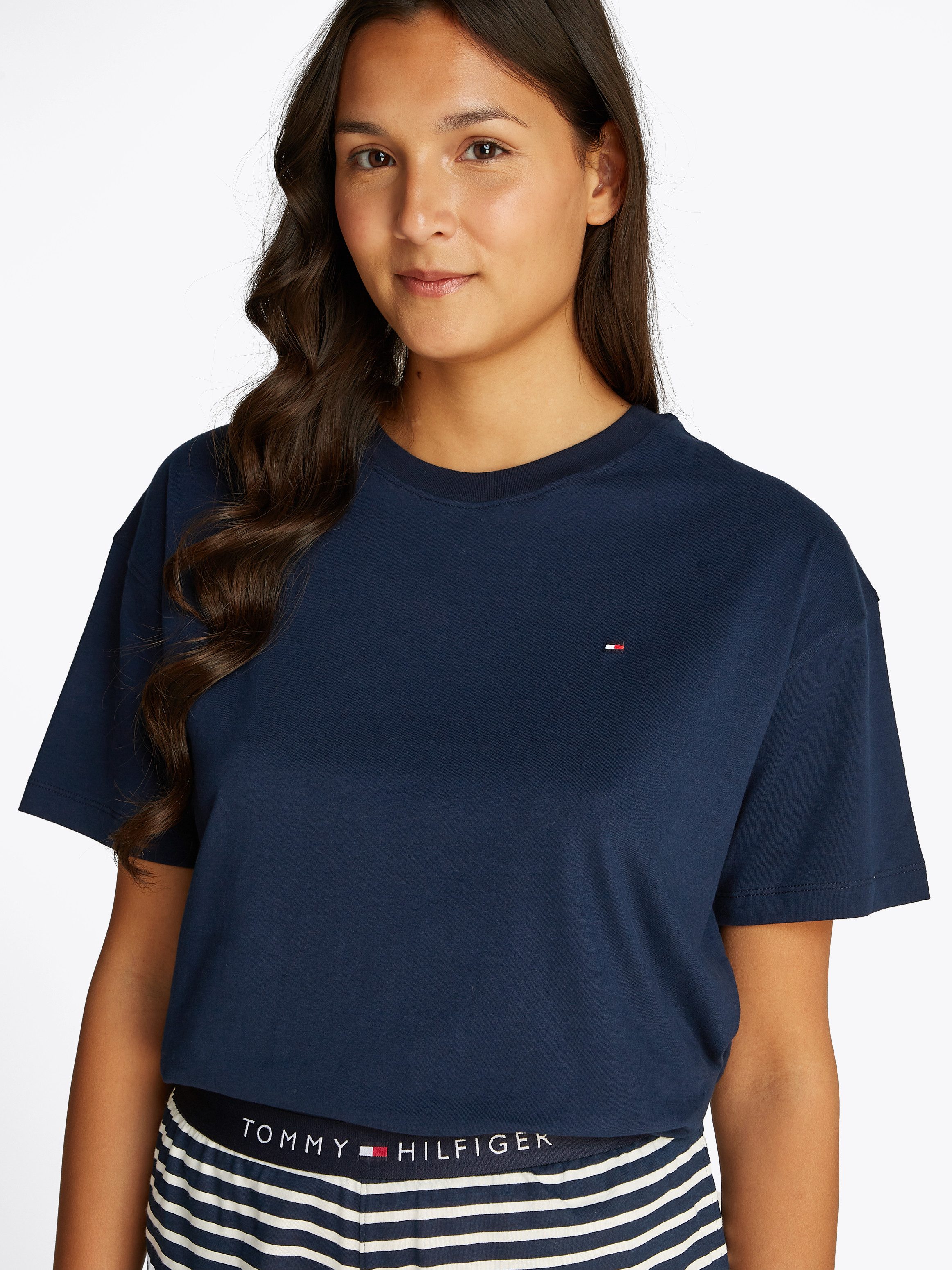 Tommy Hilfiger Underwear Pyjama SS PRT PJ SHORT SET (Set, 2 tlg., 2tlg) mit günstig online kaufen