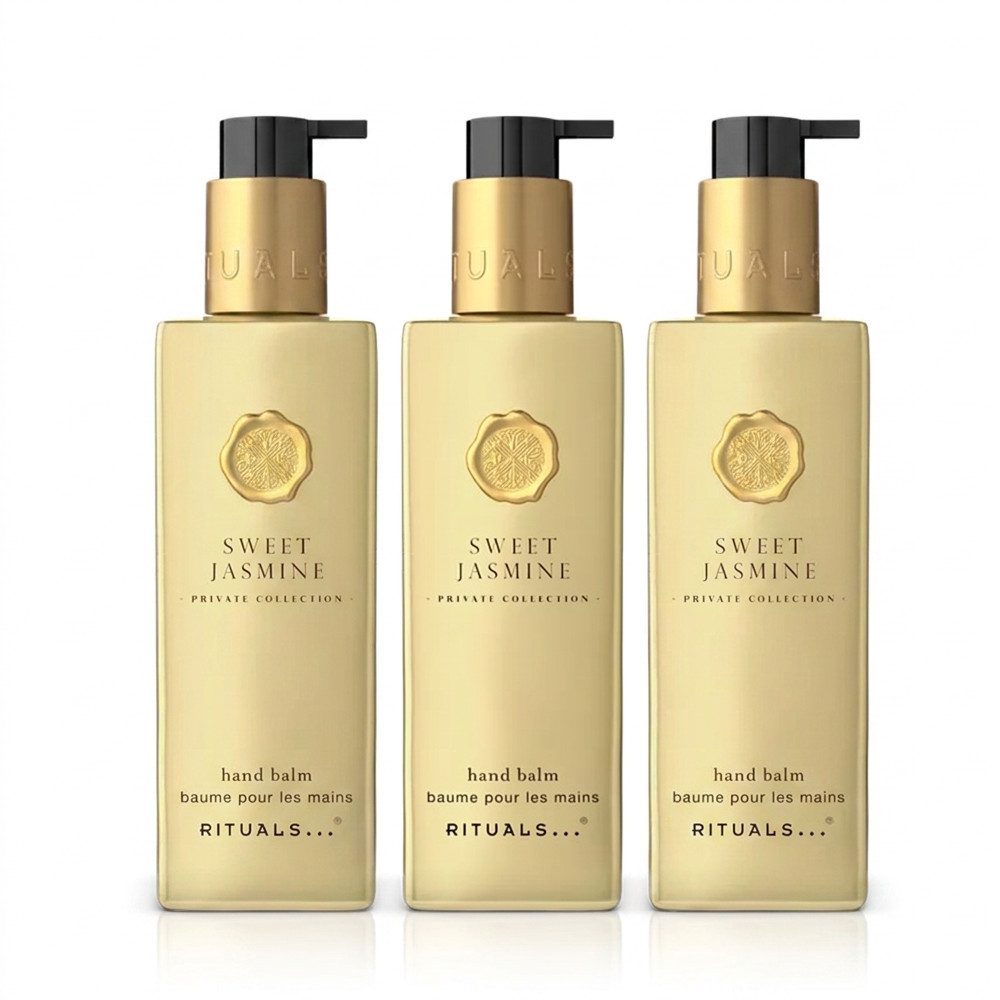 Rituals Handbalsam Rituals Sweet Jasmine Hand Balm 3er Set, 1-tlg., Vorteilspack für langanhaltende Handpflege