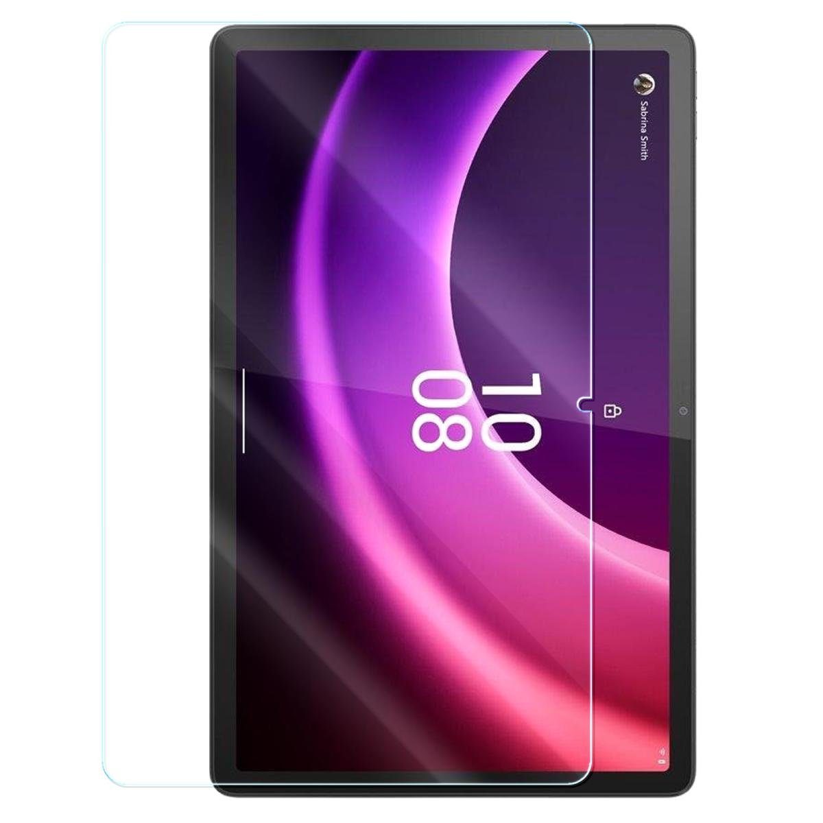 Numerva Schutzfolie Panzer Folie Echt Glas für Lenovo P11 (2Gen), (Schutzfolie, 1x Schutzfolie 2x Reinigungstücher), Tablet Display Schutzglas Folie Echt Glas Folie 9H