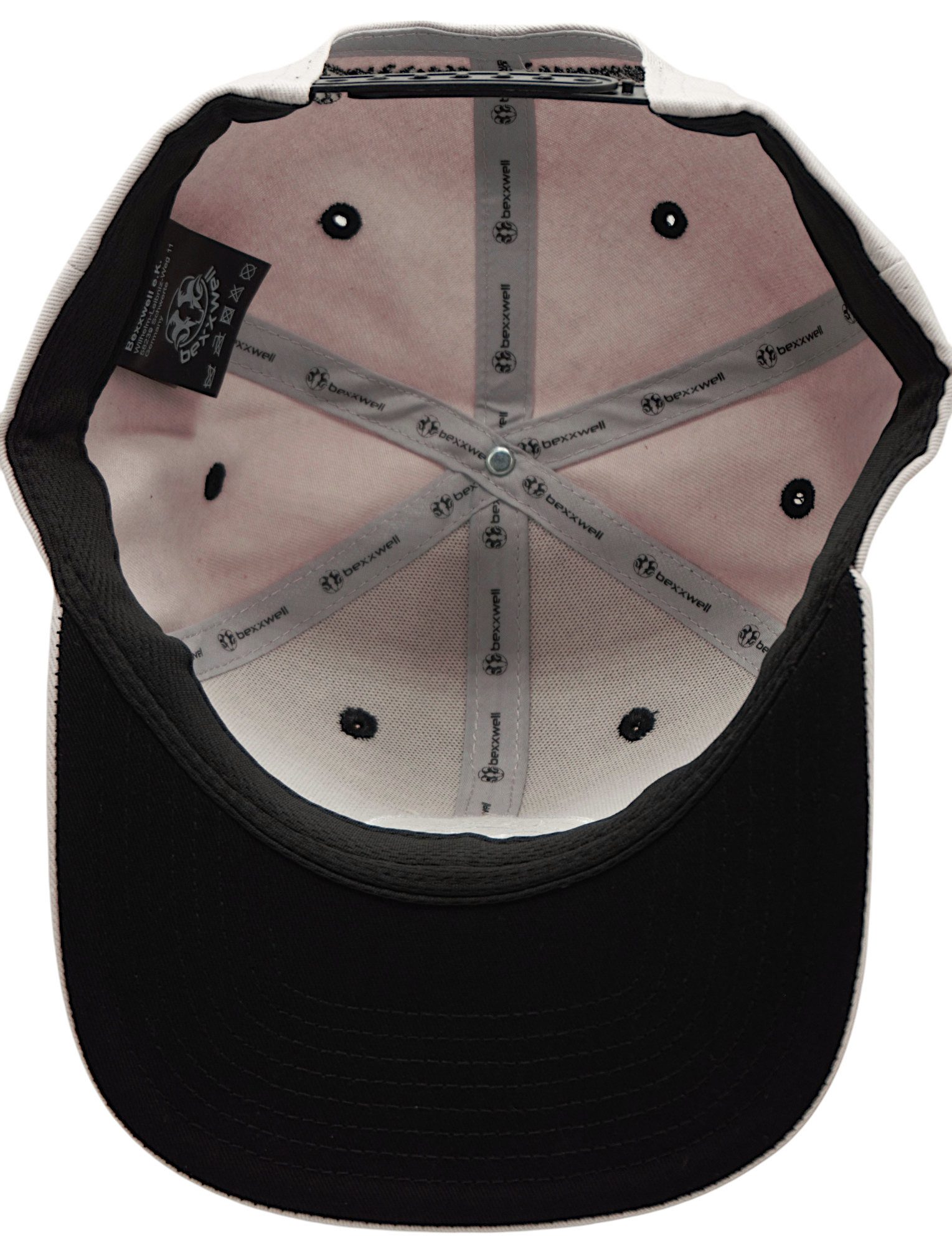 Bexxwell Snapback Cap mit Logo-Patch (optimale Passform, Unisex)