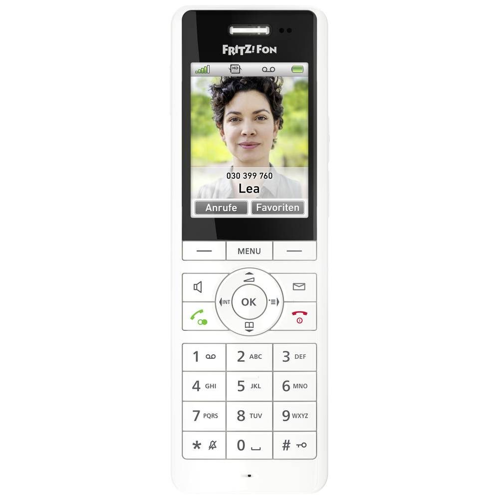 Fritz! AVM DECT-Mobilteil 20002987 Schnurloses Mobilteil (Headsetanschluss, Anrufbeantworter, Babyphone, Freisprechen)