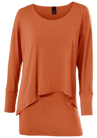 LINEA TESINI BY HEINE Блуза с круглым вырезом в асимметричны...