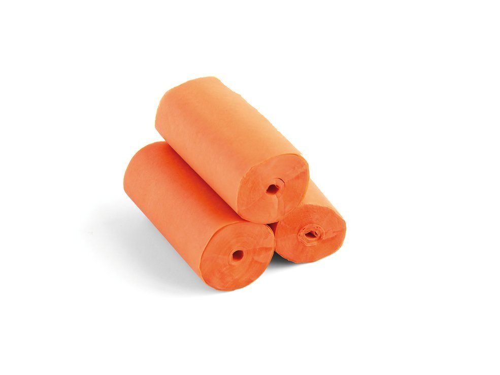 Streamer orange 10m 10x, Konfetti TCM 5cm, erhältlich Fx x verschiedene Farben Slowfall