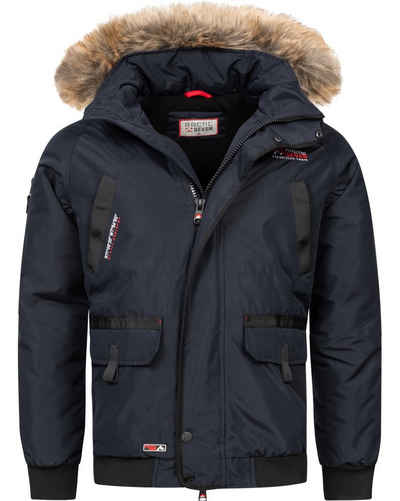 Arctic Seven Winterjacke ASArthuro mit abnehmbarer Kapuze und abnehmbarem Kunstfell