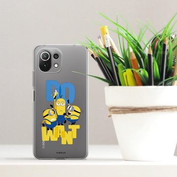 DeinDesign Handyhülle Minions Banane Film Minions Do Want, Xiaomi Mi 11 Lite Silikon Hülle Bumper Case Handy Schutzhülle