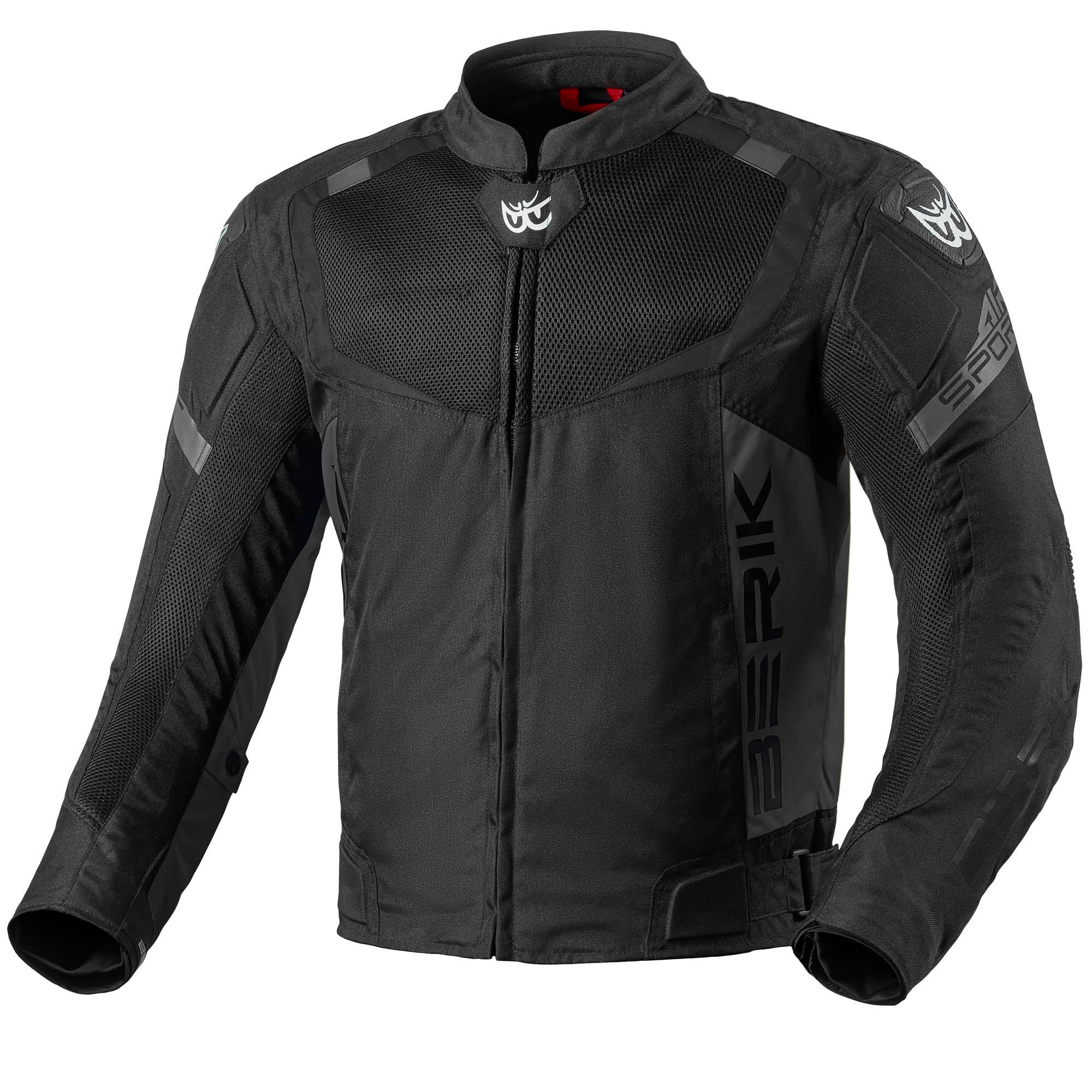 Berik Motorradjacke X-Speed 2 Motorrad Textiljacke Verbindungsreißverschluss,Ellenbogenprotektoren enthalten,herausn