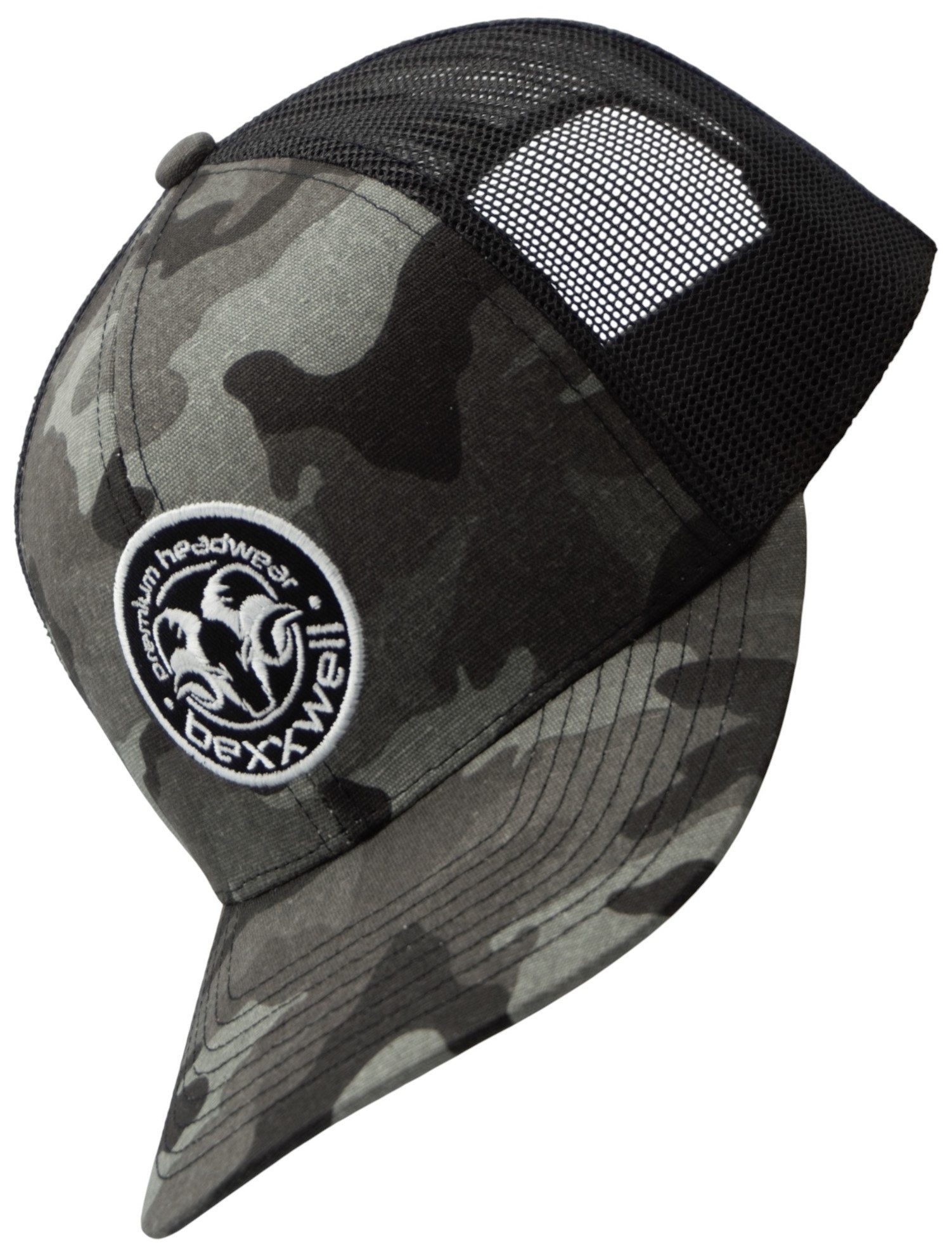 Bexxwell Trucker Cap mit Logo-Patch (optimale Passform, Unisex, Baseball Cap)