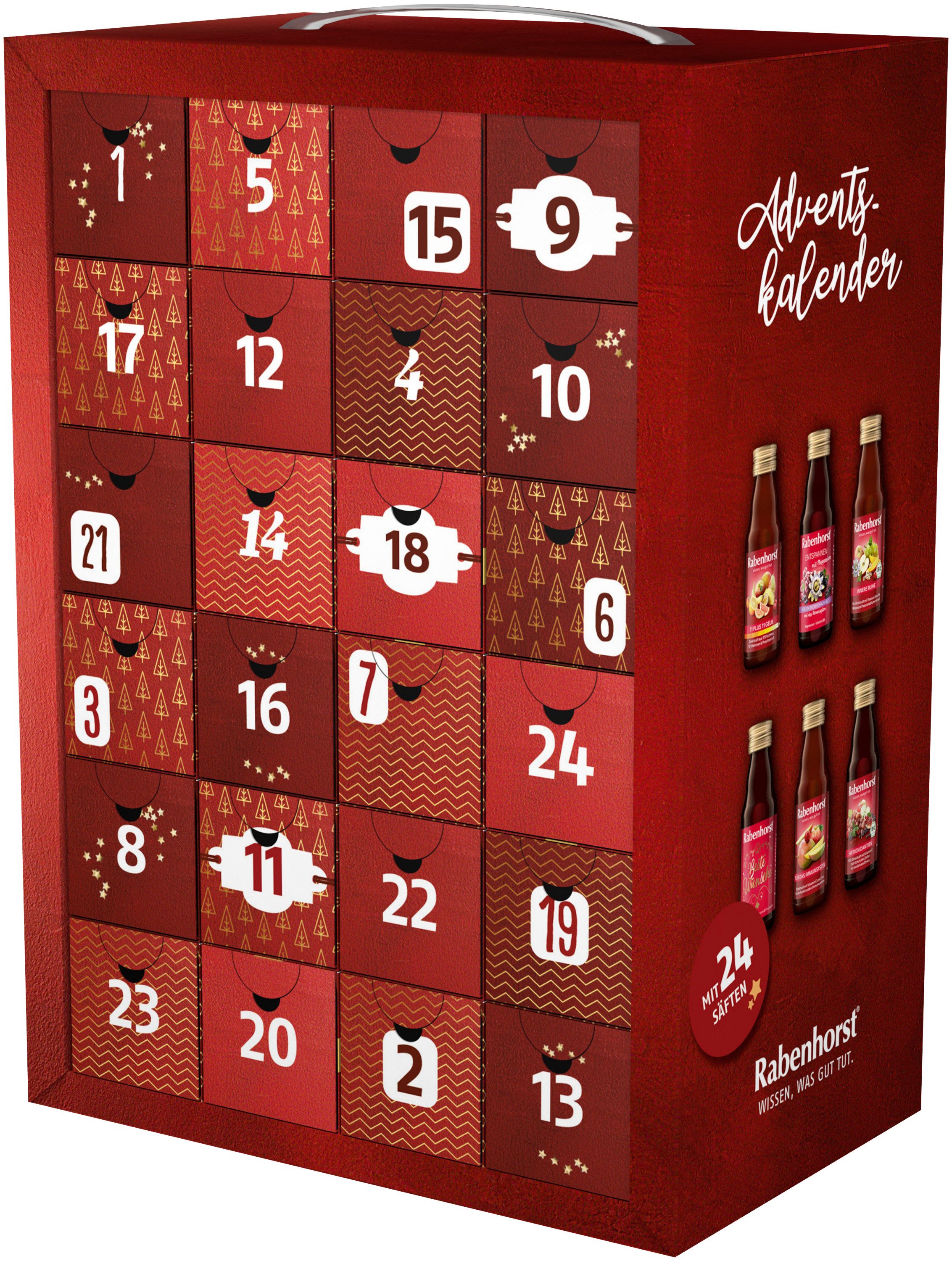 Haus Rabenhorst Lebensmittel-Adventskalender RABENHORST Adventskalender (24 x 125 ml)