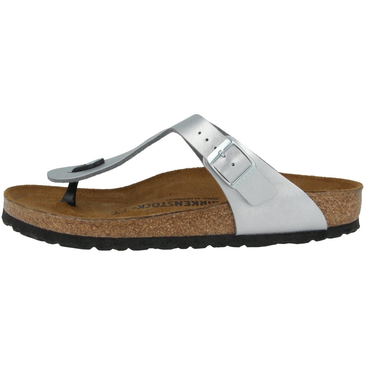 BIRKENSTOCK  Sandalen Gizeh Birko-Flor Regular - Silver günstig online kaufen