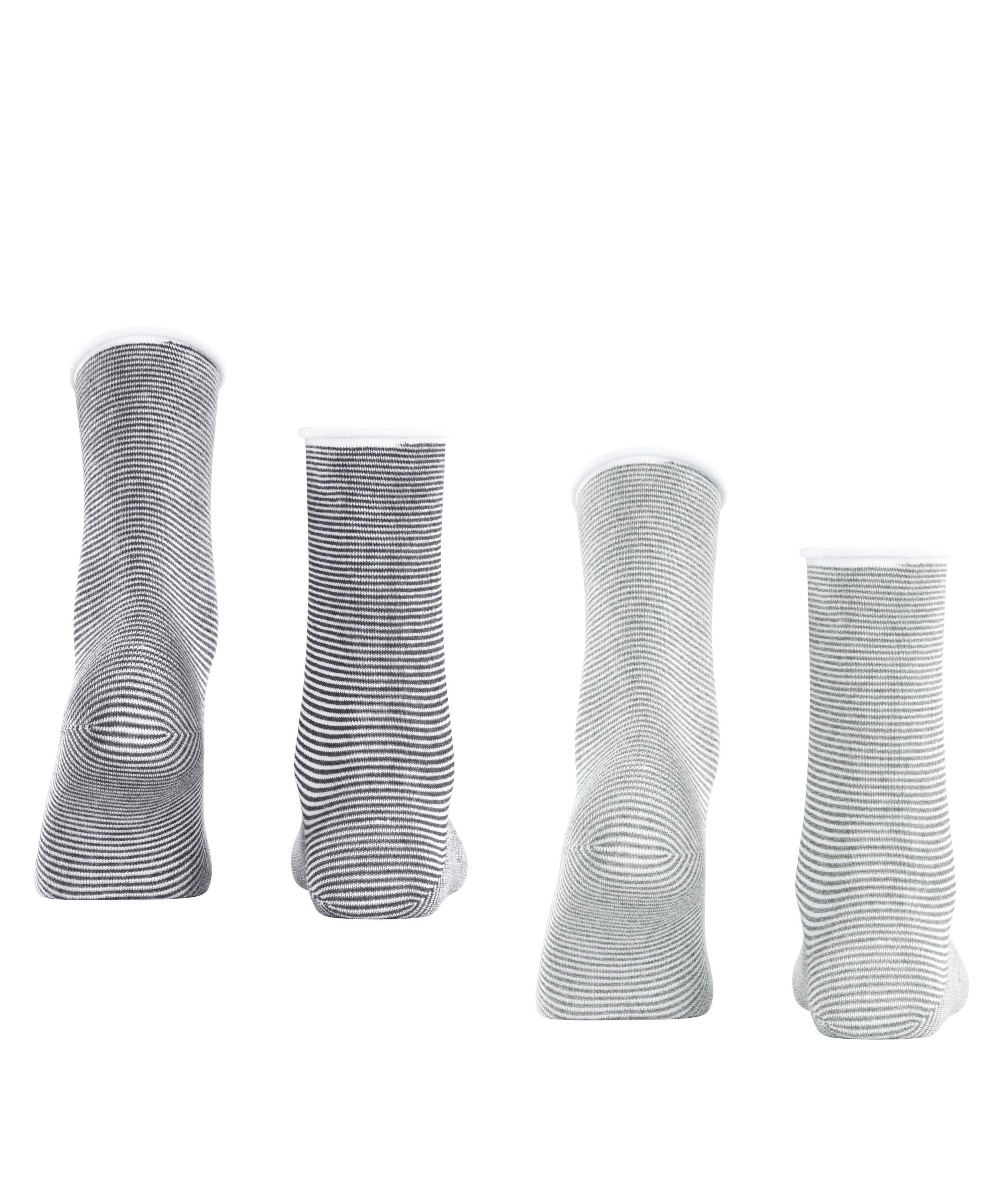 Esprit Socken Allover Stripe (0010) 2-Pack (2-Paar) sortiment